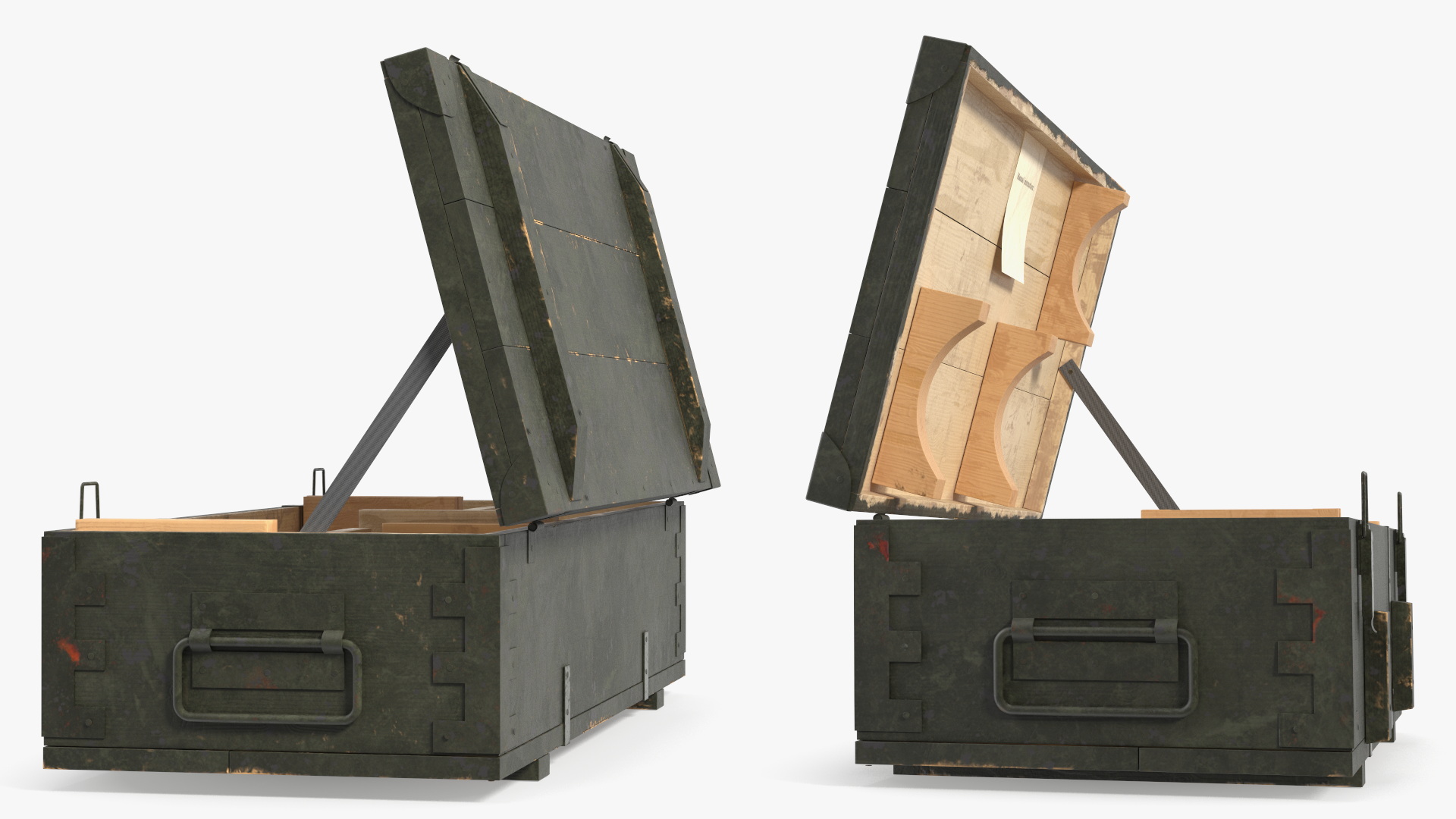 Military Wooden Transport Box - view 4