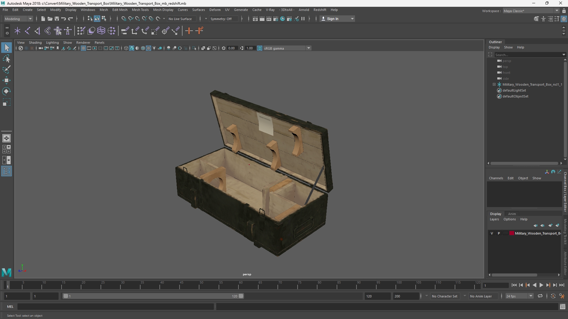 Military Wooden Transport Box - view 11