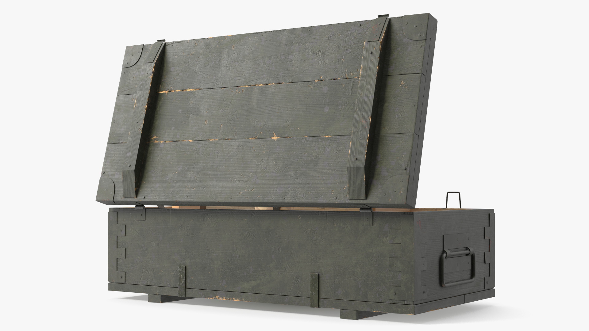 Military Wooden Transport Box - view 5