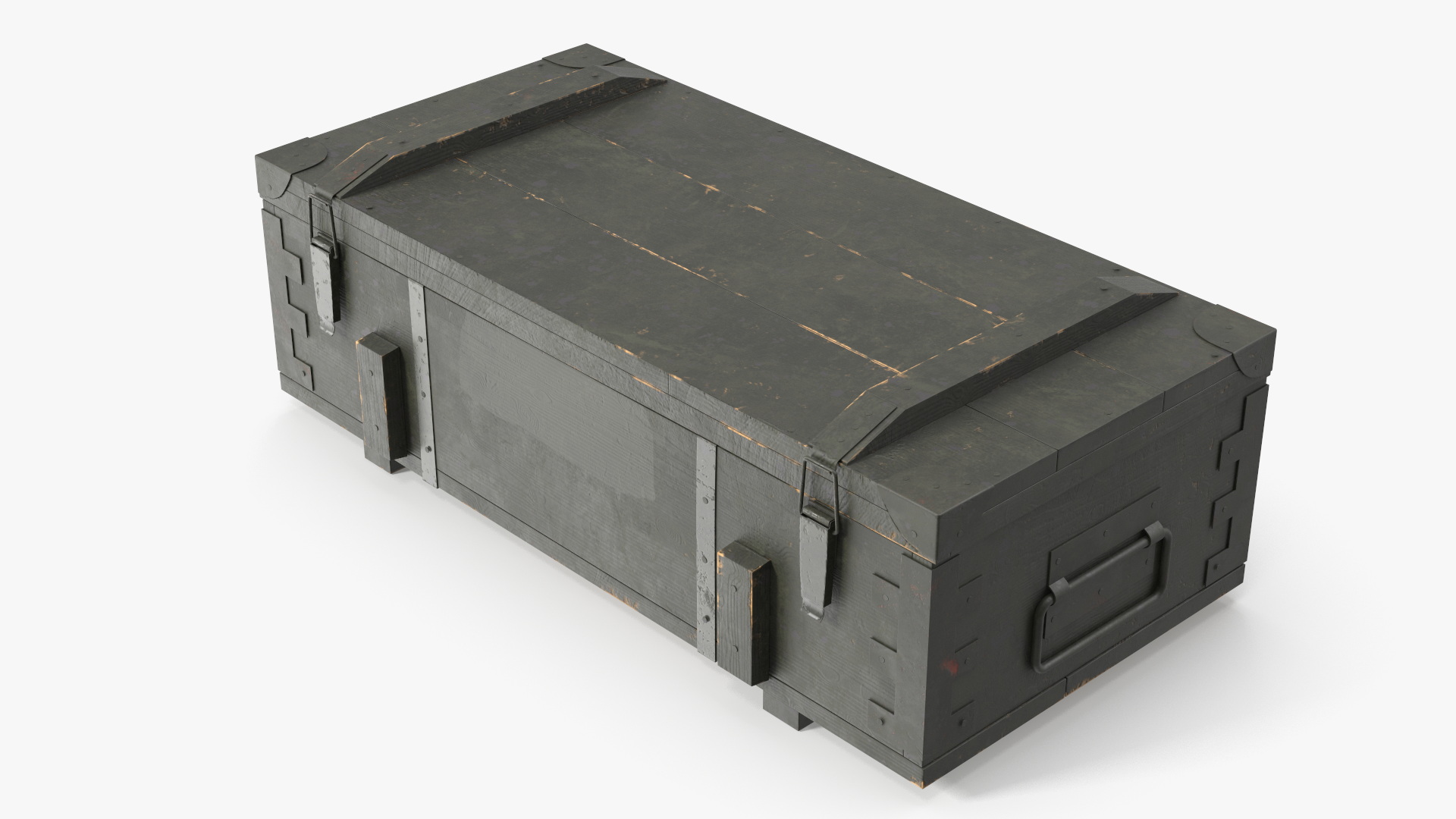 Military Wooden Transport Box - view 7