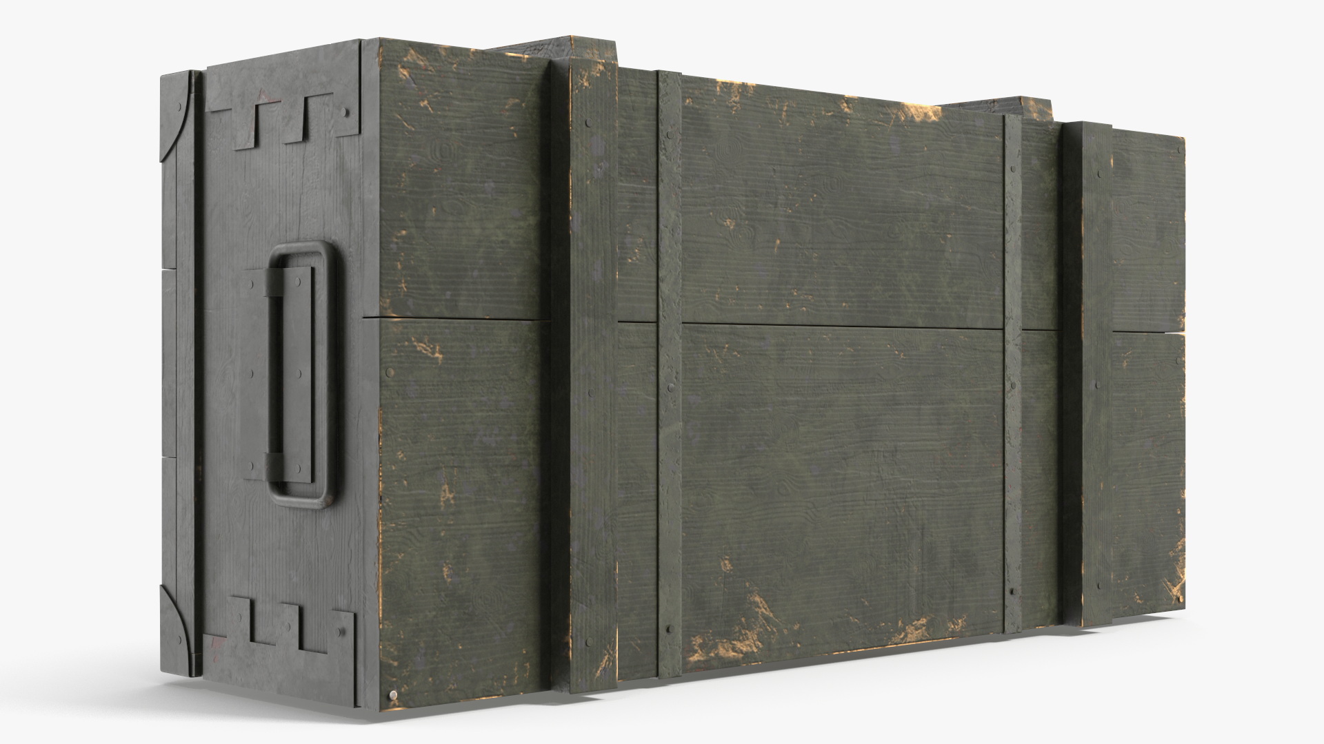 Military Wooden Transport Box - view 8