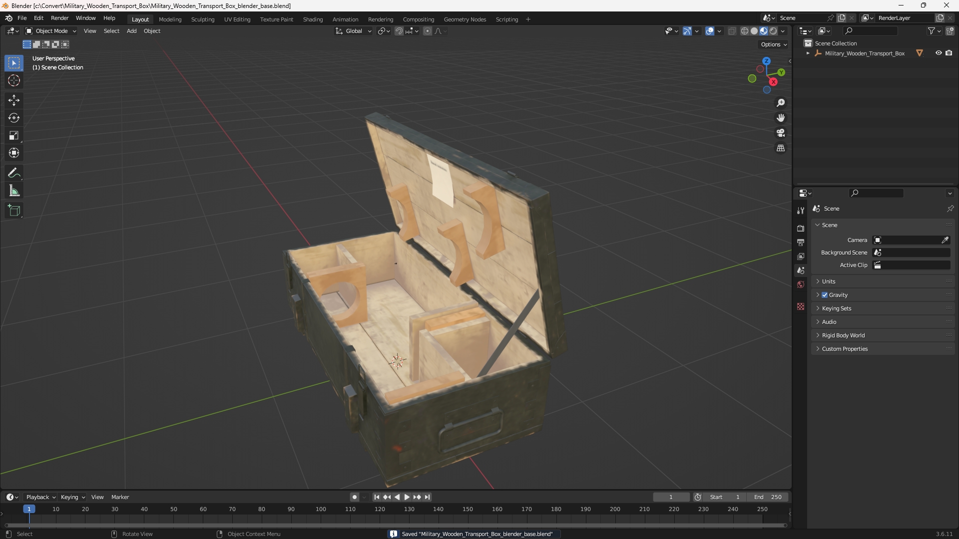 Military Wooden Transport Box - view 10