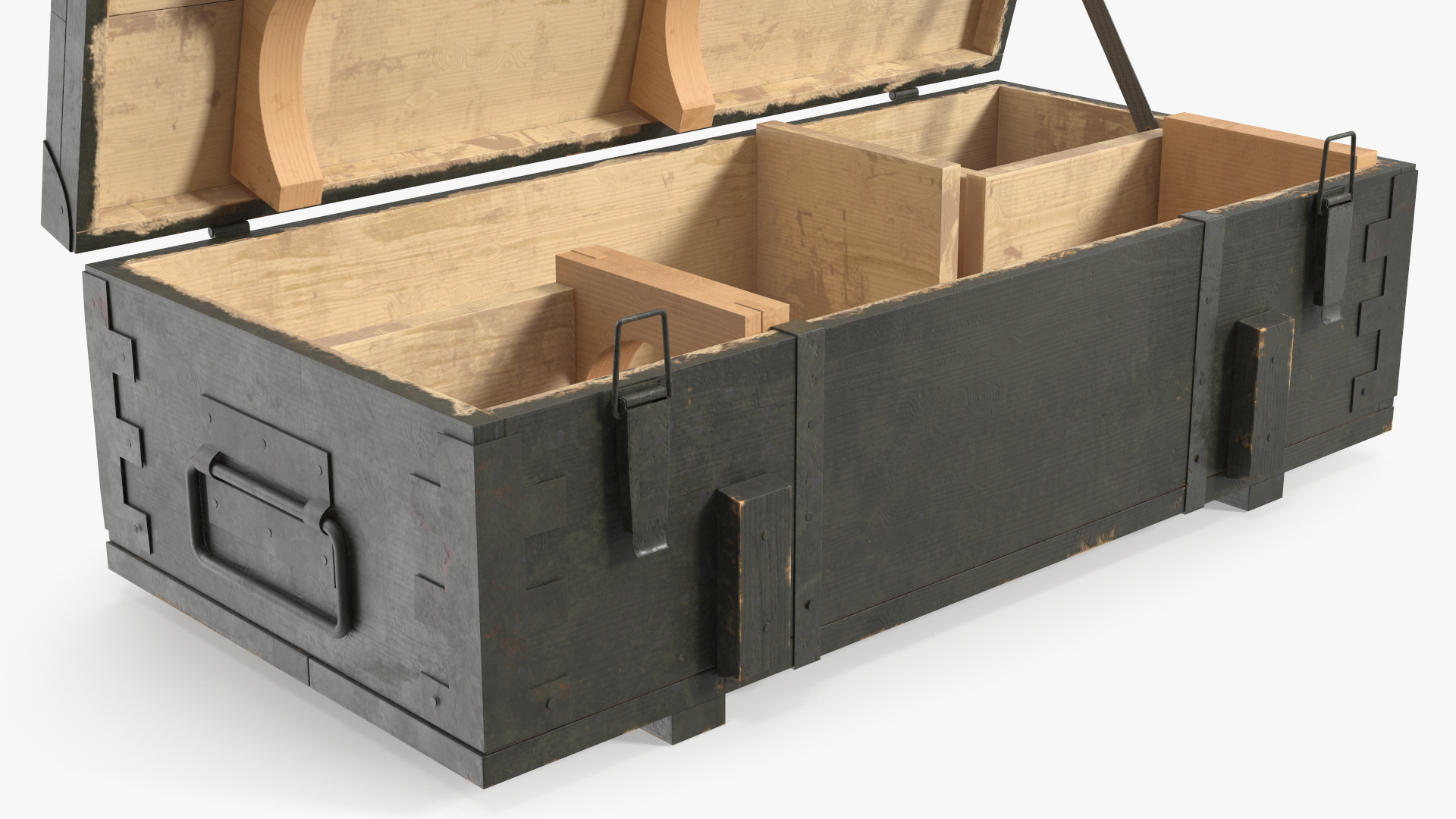 Military Wooden Transport Box - view 6
