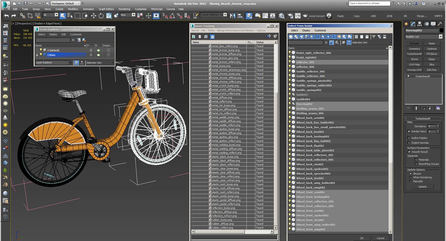 3D Sharing Bicycle Generic model