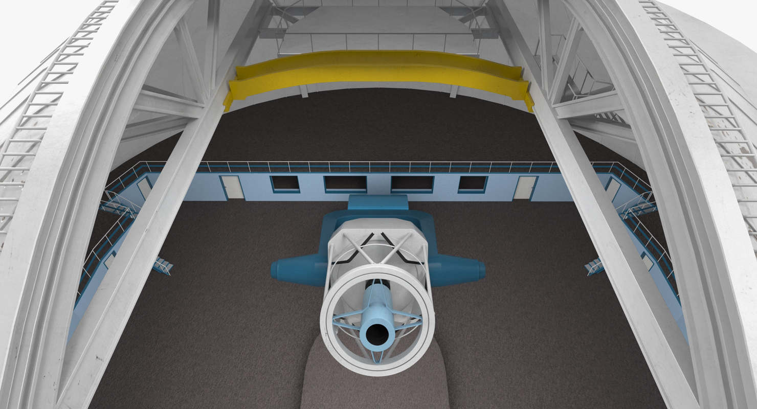 3D Kitt Peak National Observatory Building Rigged