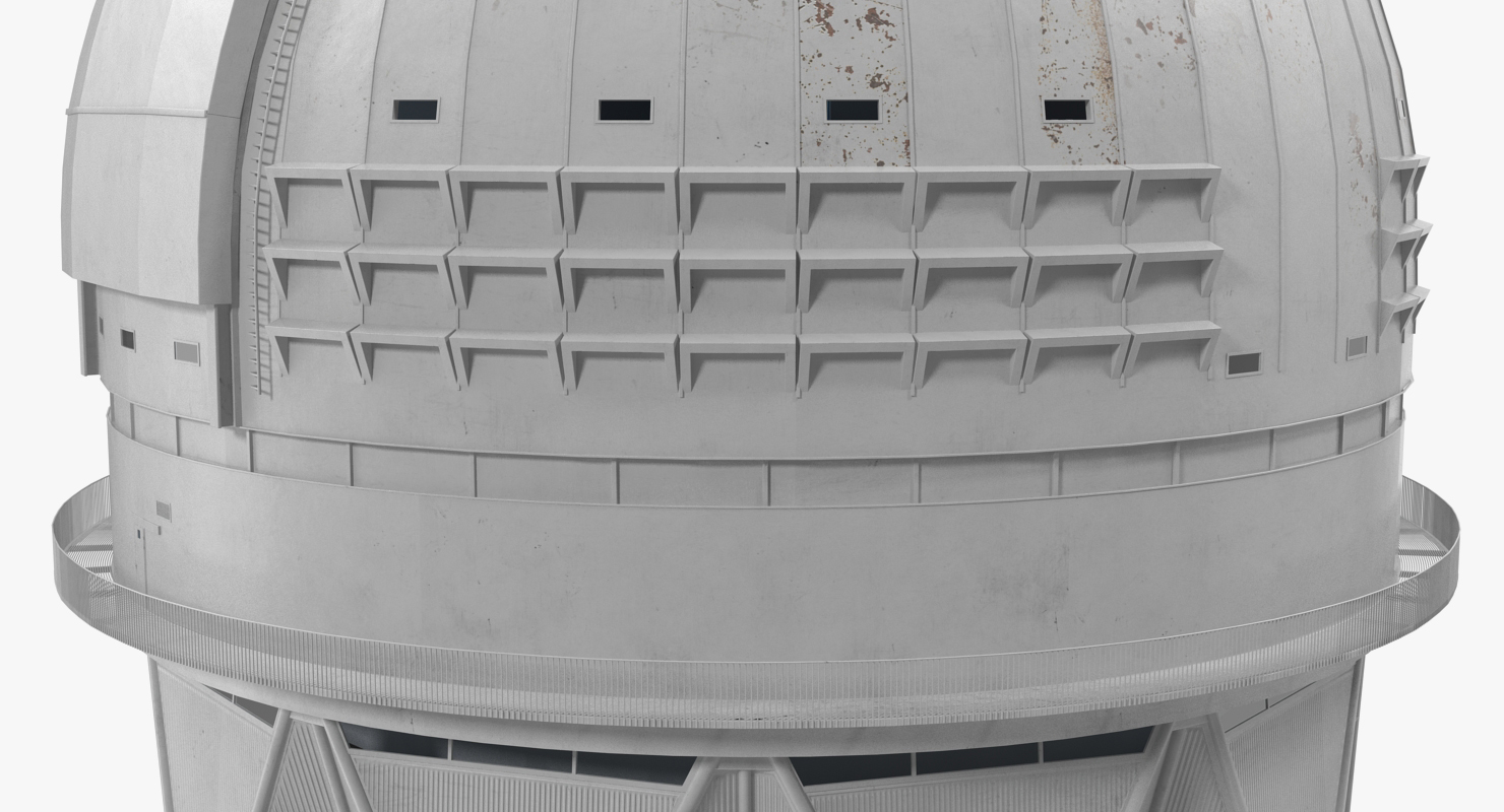 3D Kitt Peak National Observatory Building Rigged