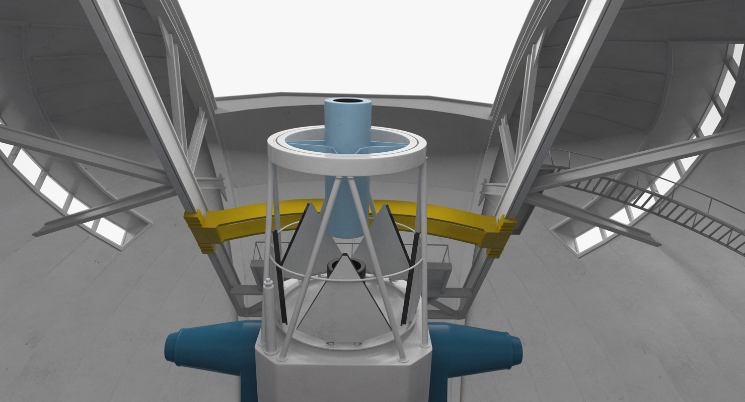 3D Kitt Peak National Observatory Building Rigged