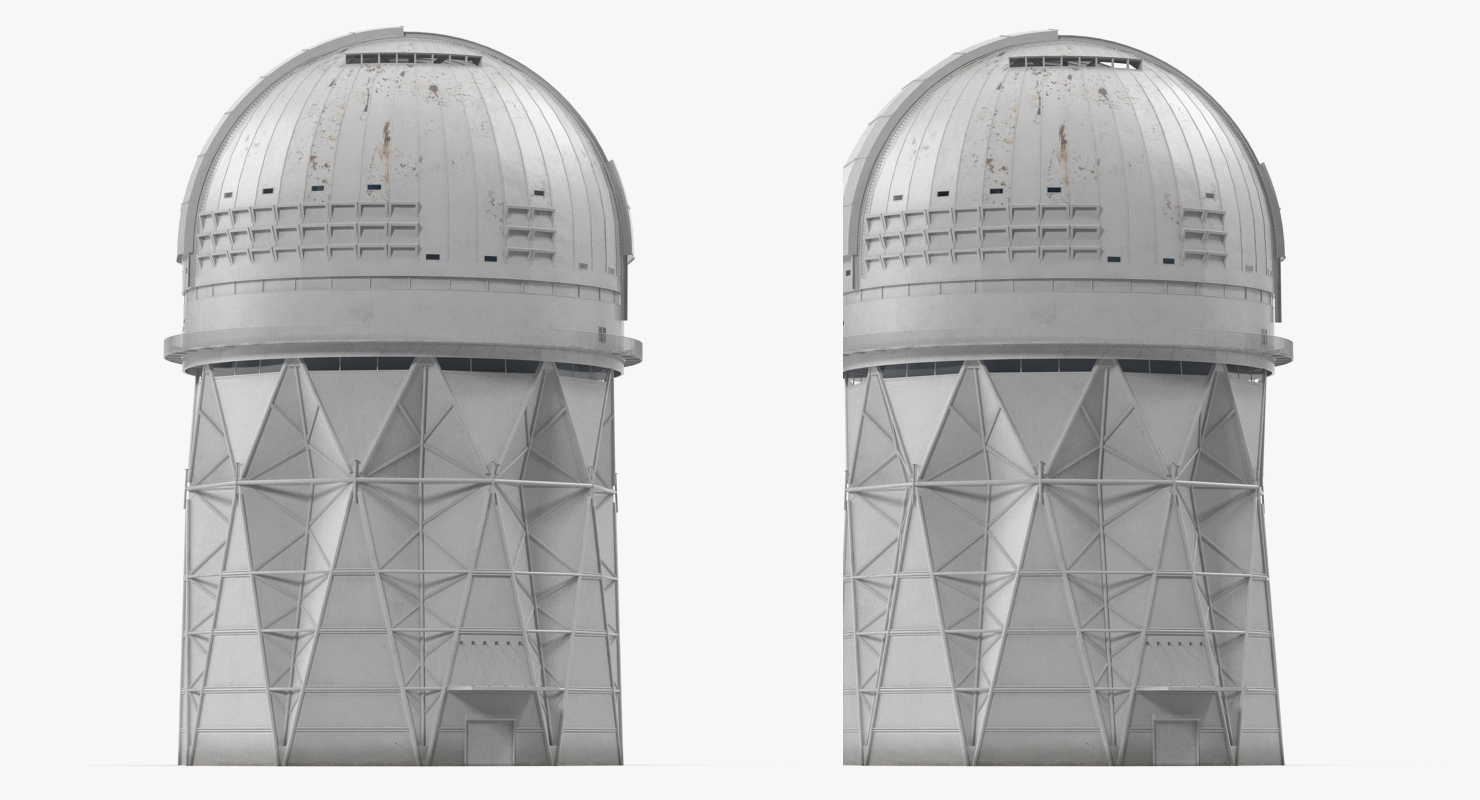3D Kitt Peak National Observatory Building Rigged