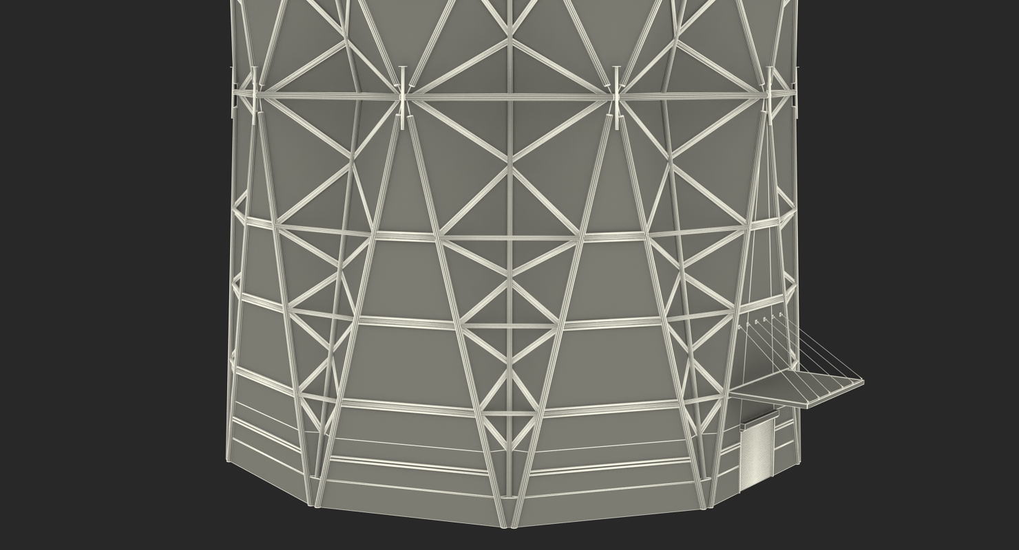 3D Kitt Peak National Observatory Building Rigged