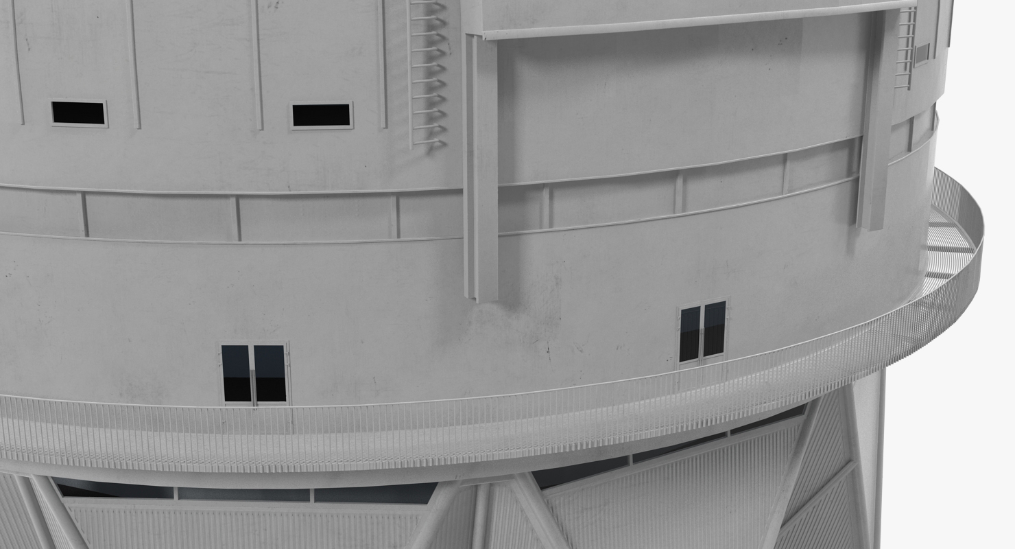 3D Kitt Peak National Observatory Building Rigged