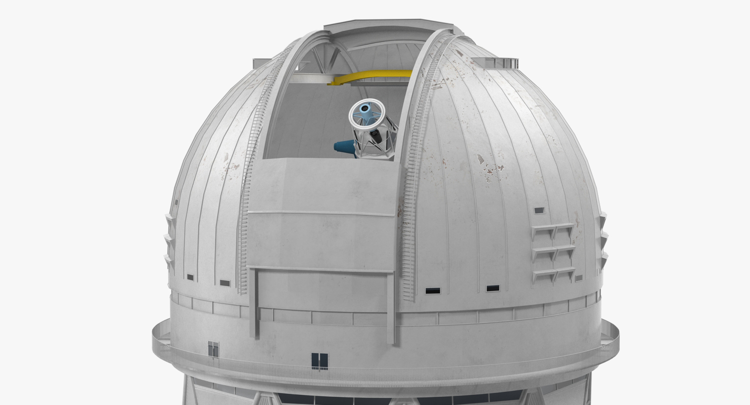 3D Kitt Peak National Observatory Building Rigged