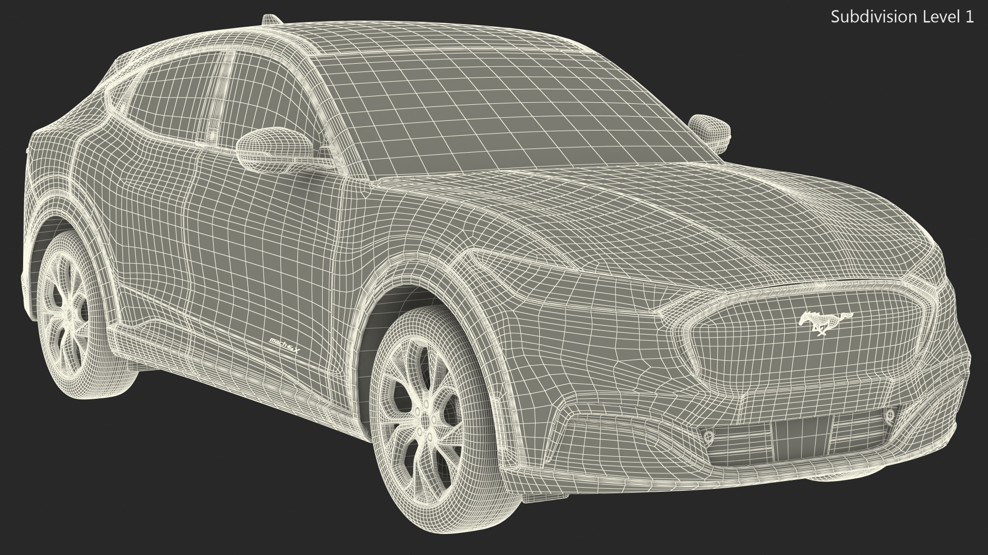 Mustang Mach-E 3D model