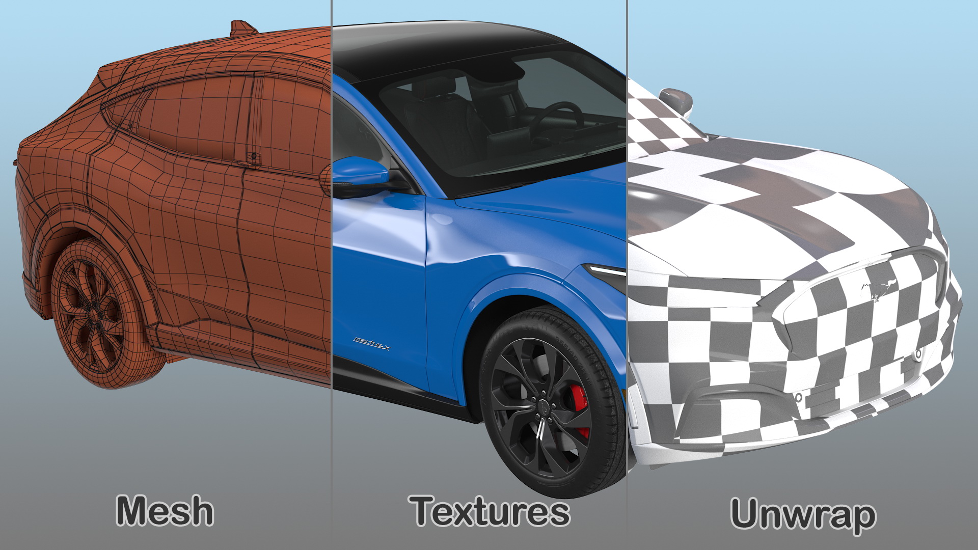 Mustang Mach-E 3D model