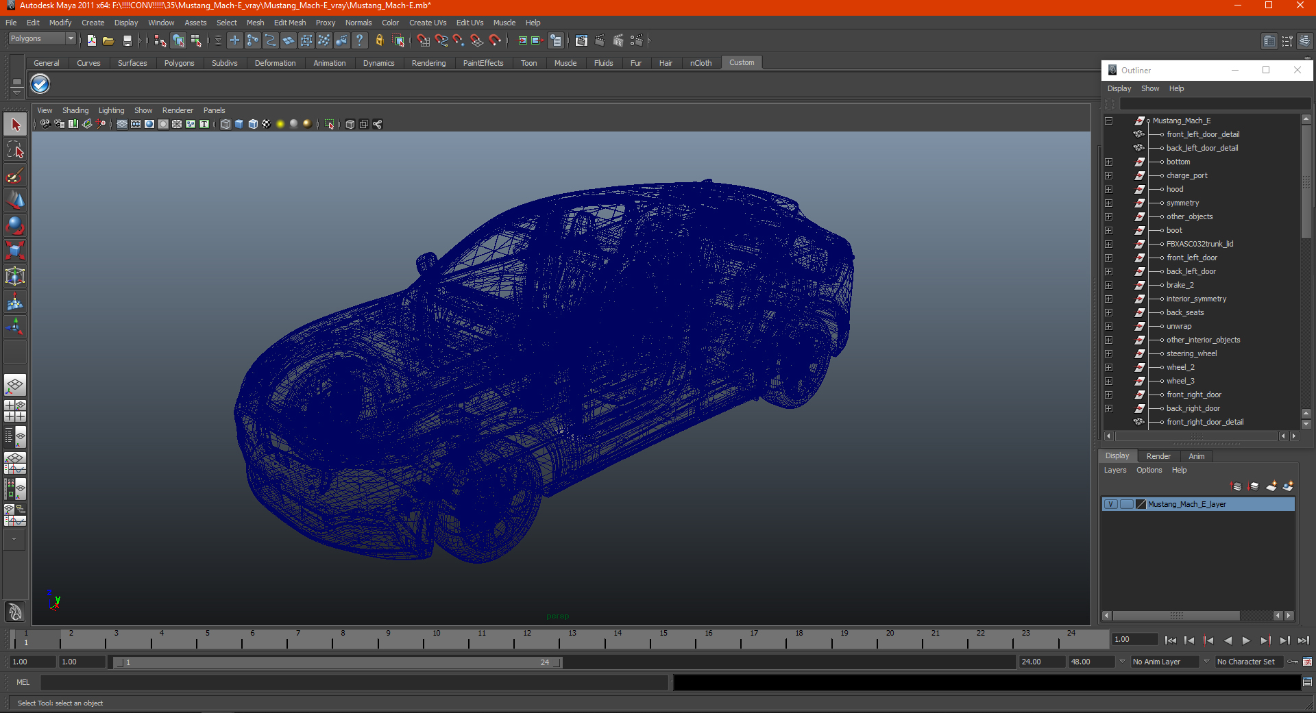 Mustang Mach-E 3D model