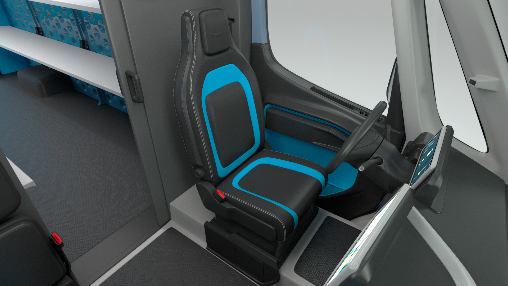 3D Amazon Electric Delivery Van model