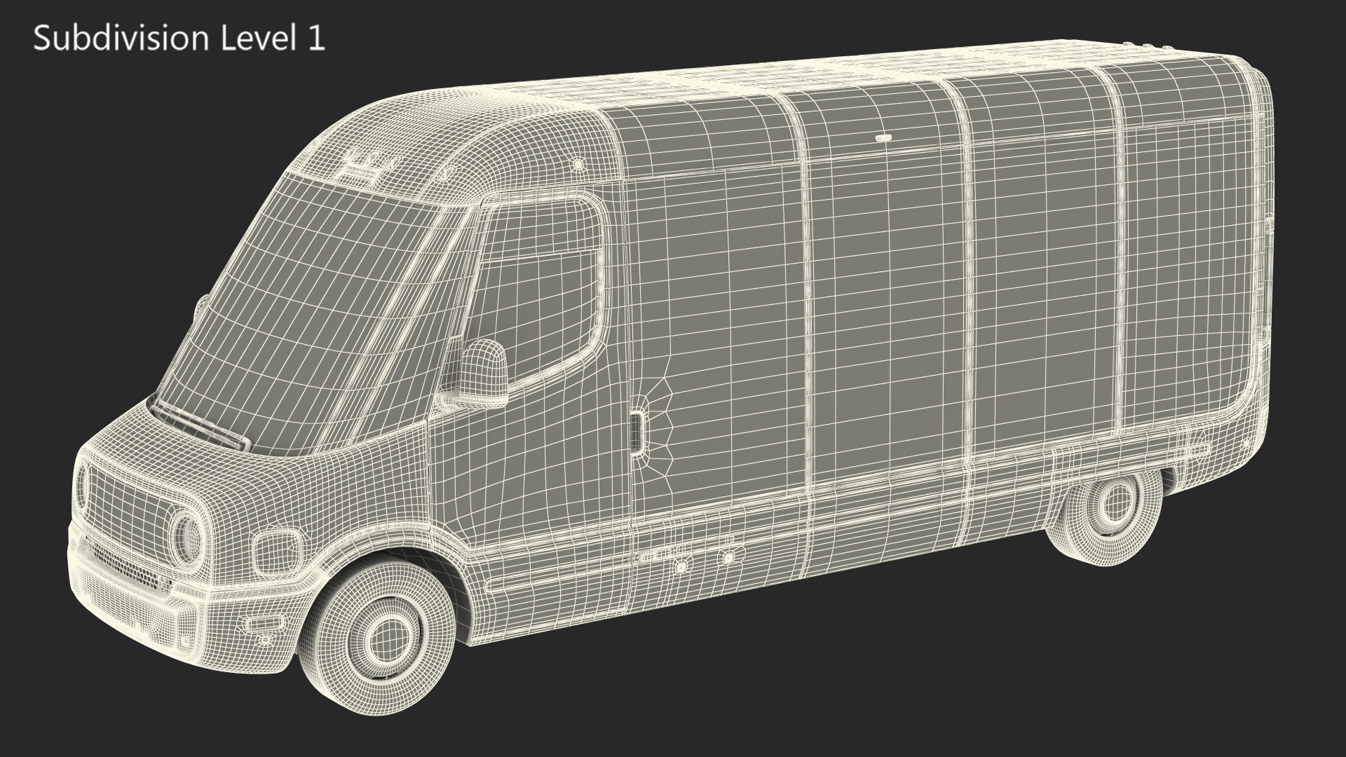3D Amazon Electric Delivery Van model