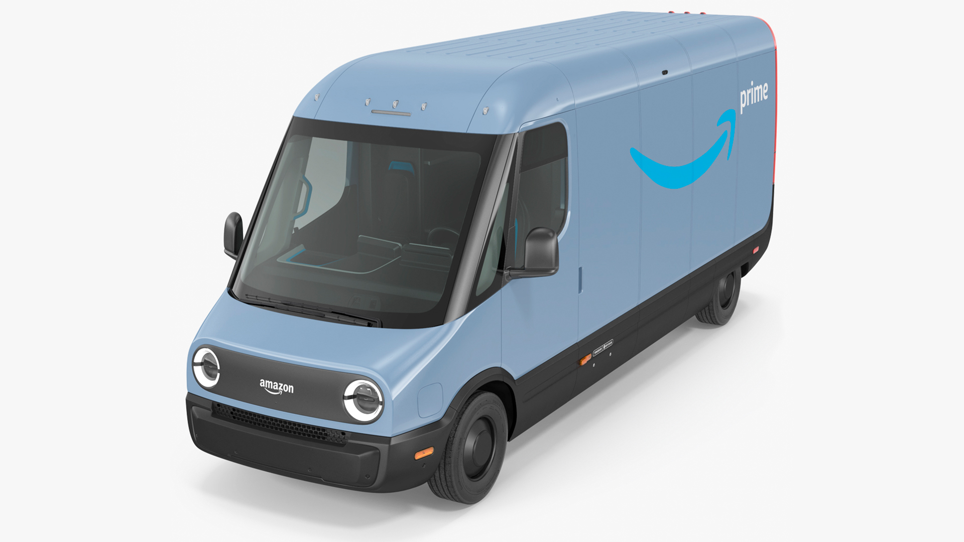 3D Amazon Electric Delivery Van model