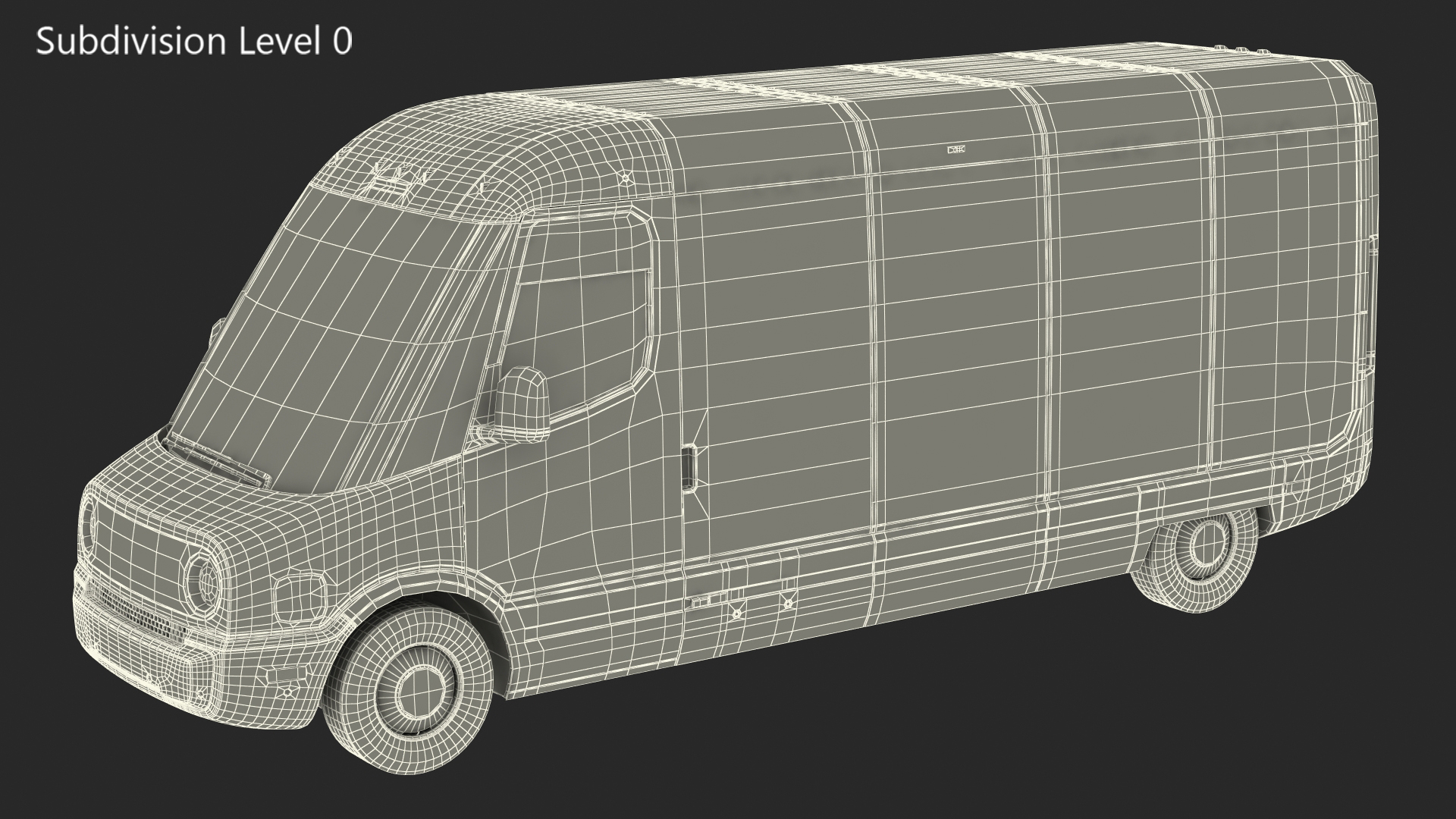3D Amazon Electric Delivery Van model