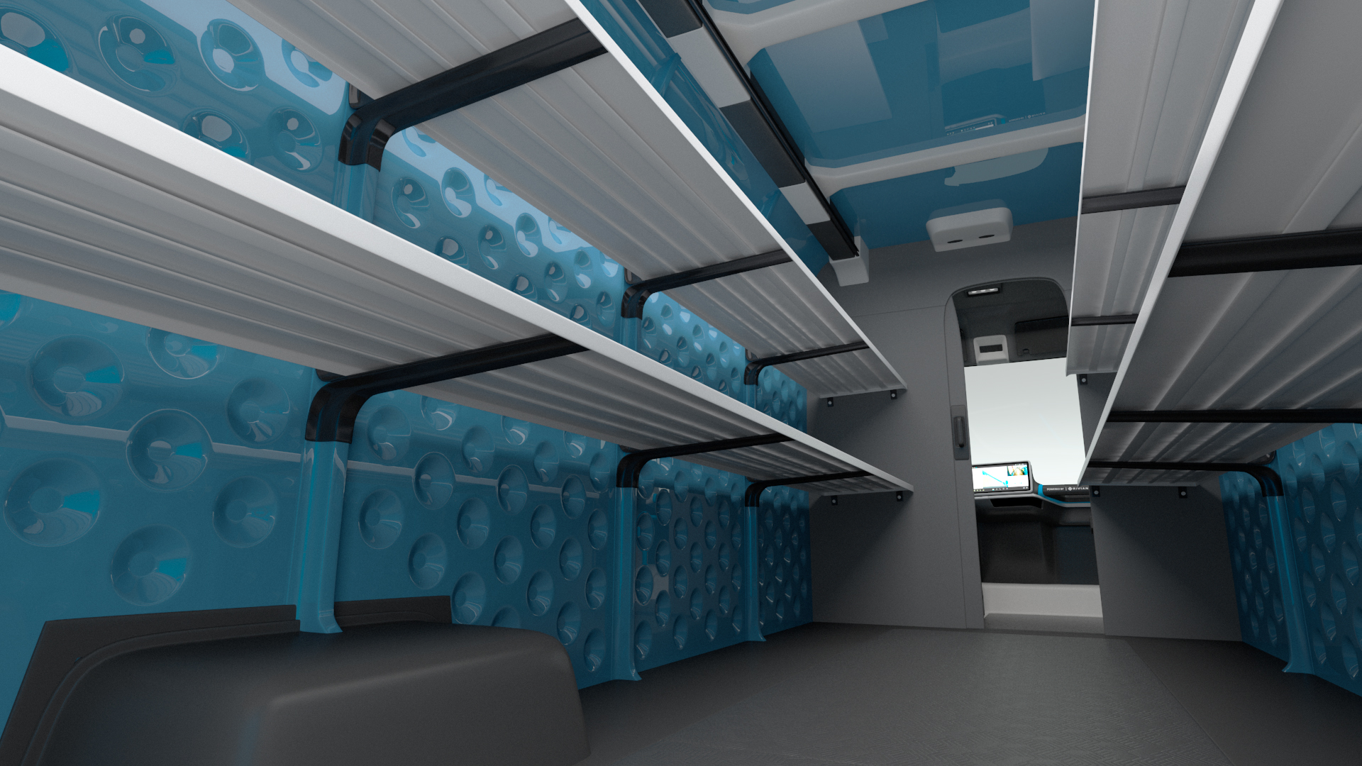 3D Amazon Electric Delivery Van model