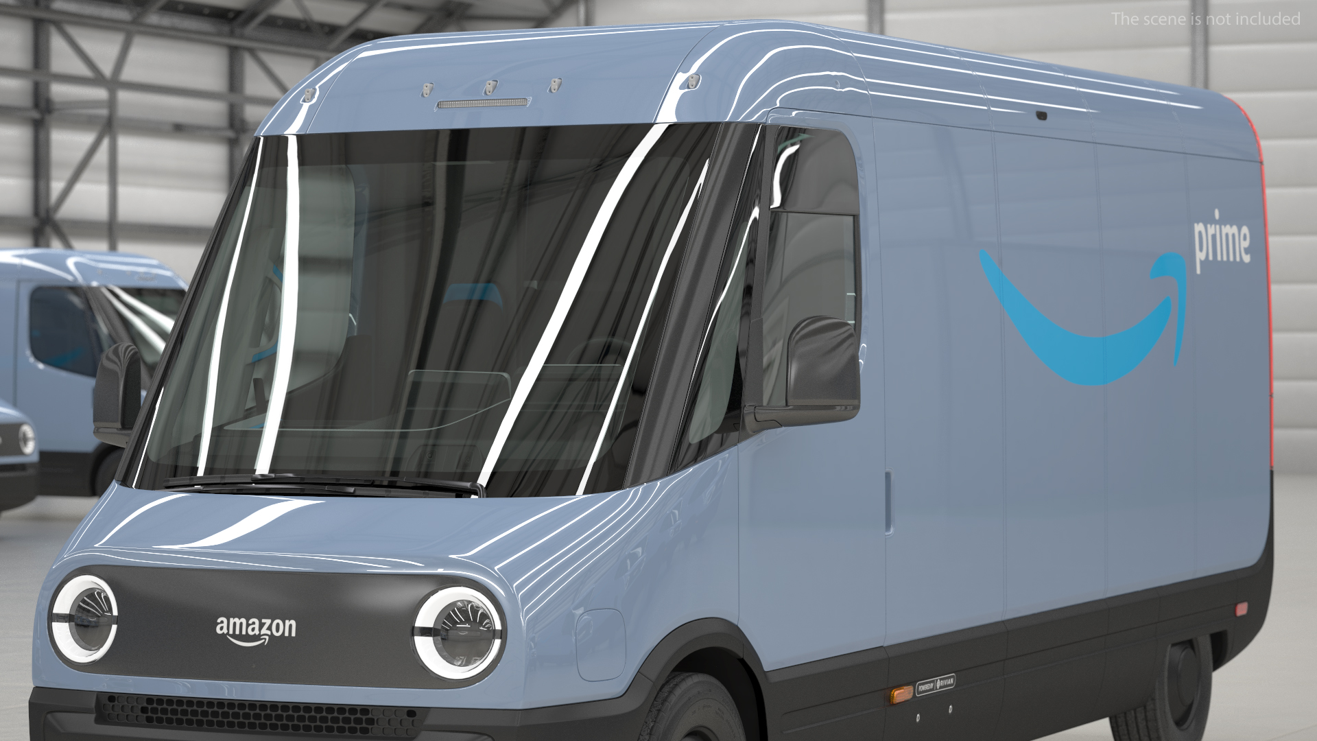 3D Amazon Electric Delivery Van model