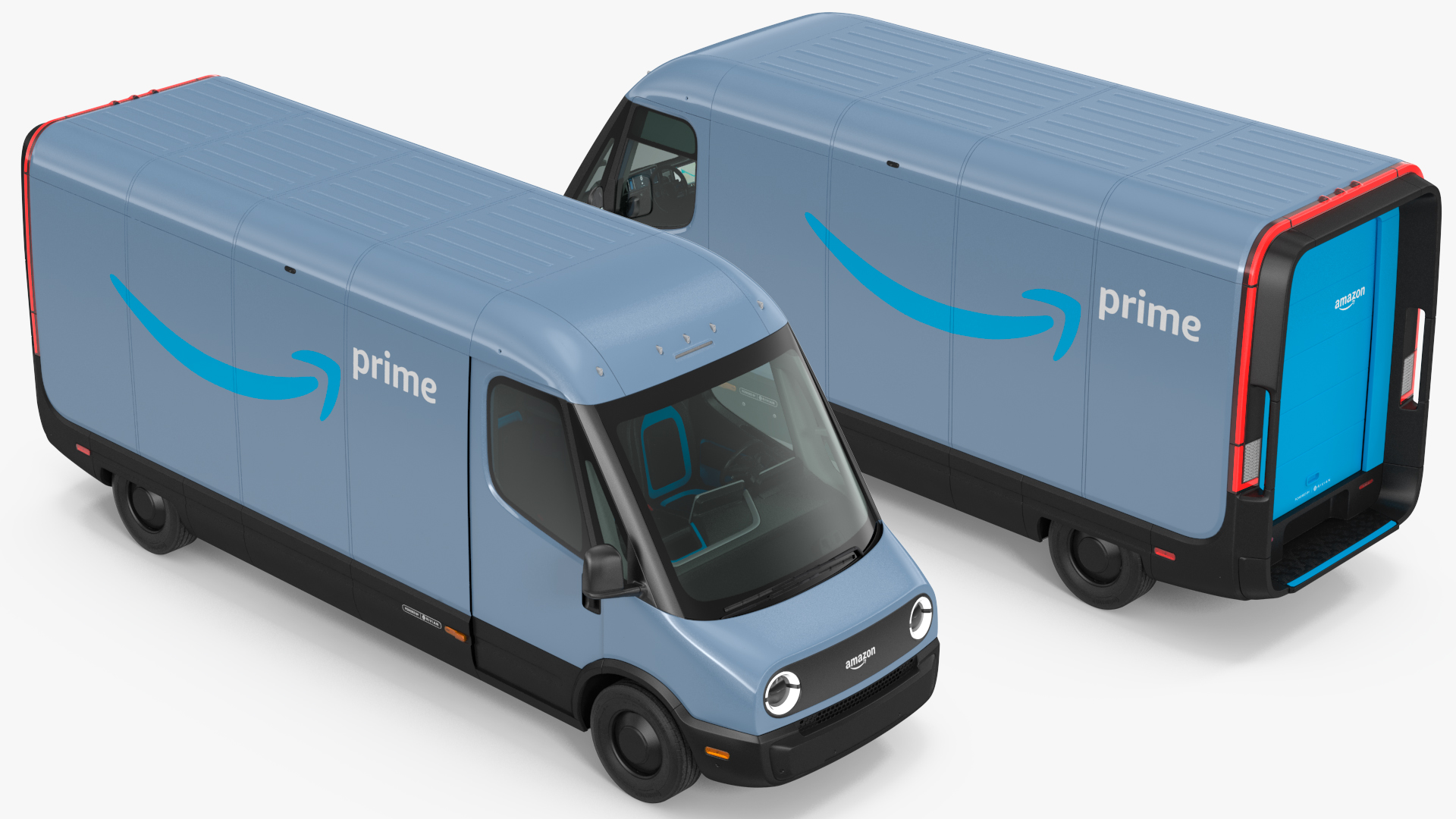 3D Amazon Electric Delivery Van model