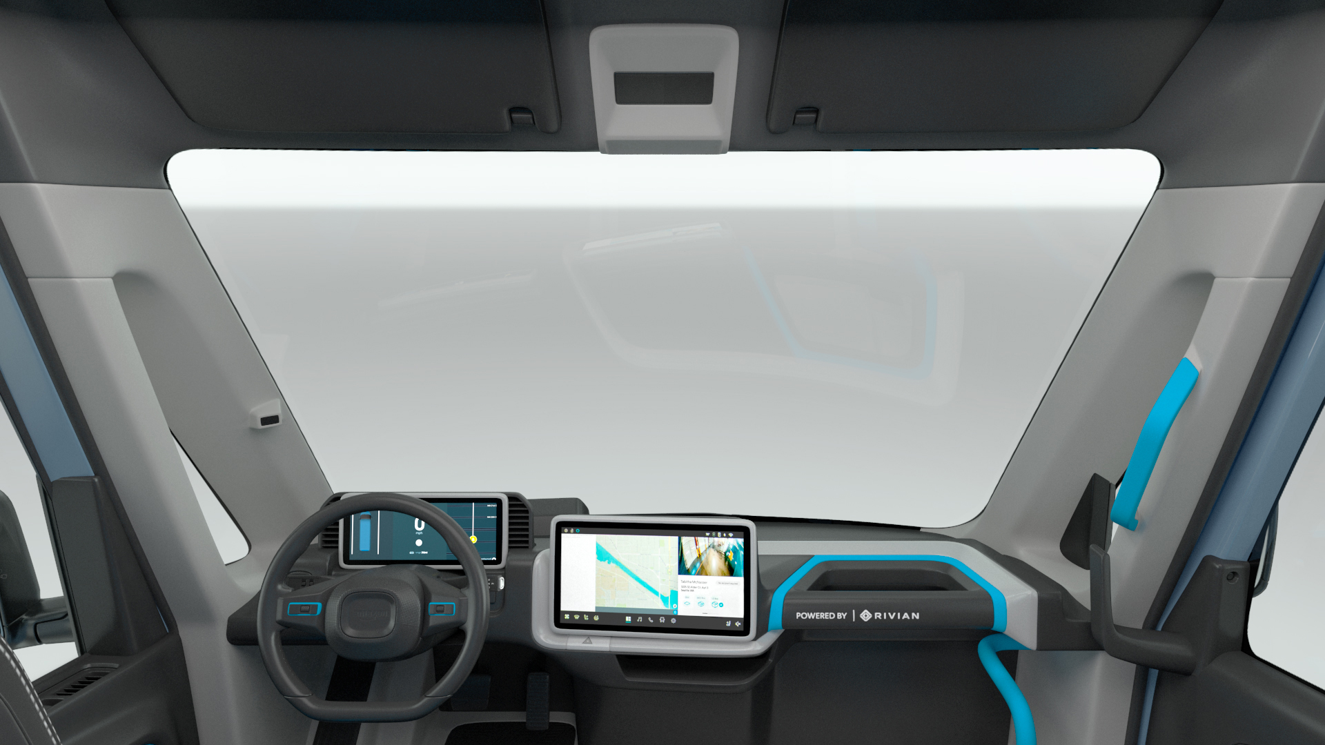 3D Amazon Electric Delivery Van model