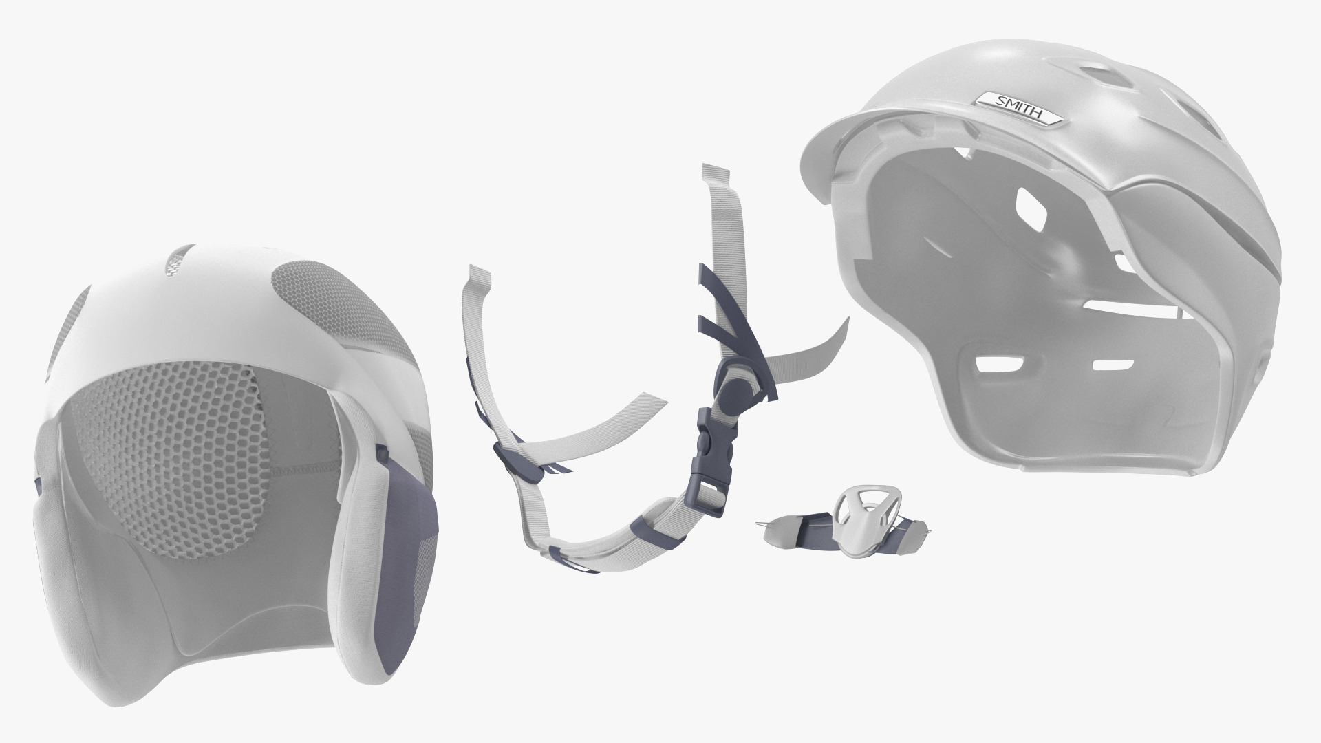 3D model Smith Vantage Ski Helmet White