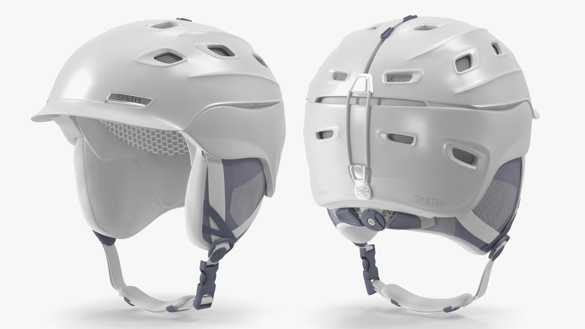3D model Smith Vantage Ski Helmet White