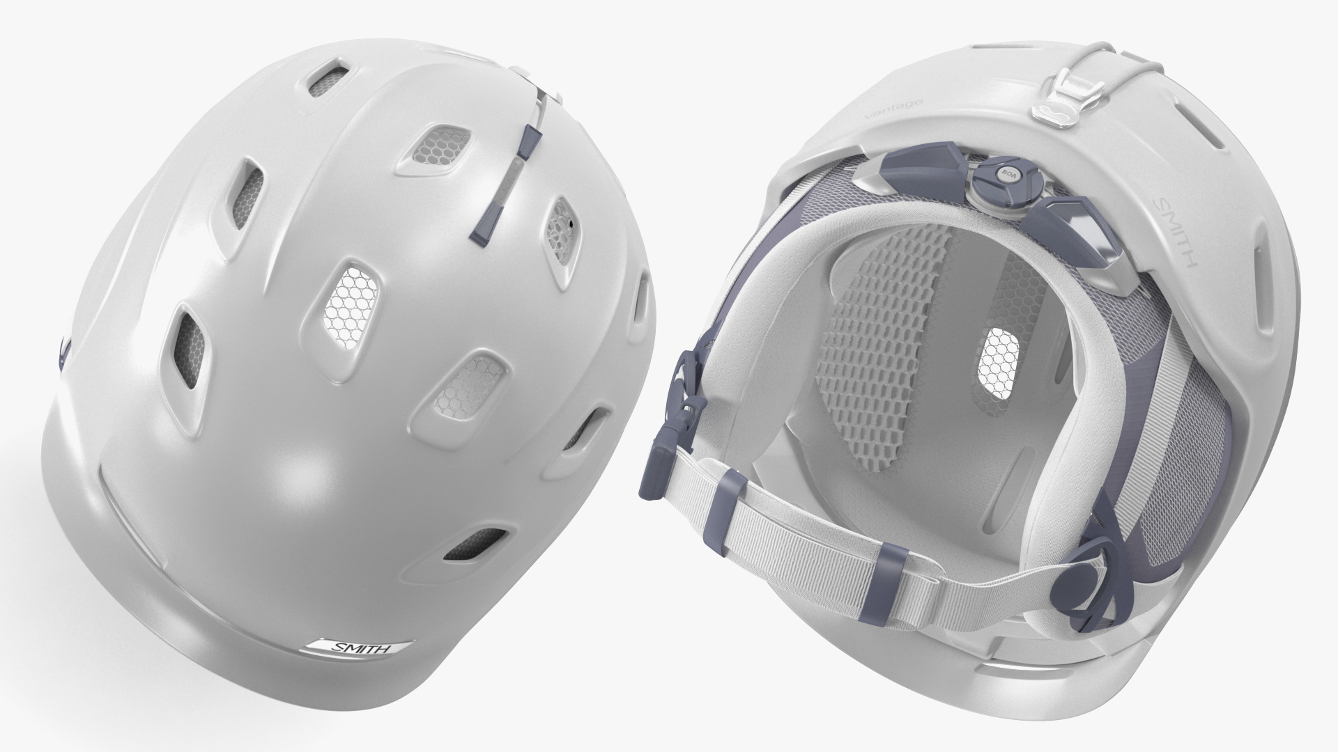 3D model Smith Vantage Ski Helmet White