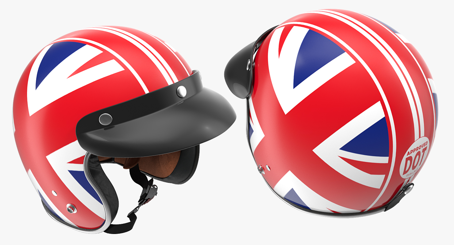 TORC T50 Route66 Vintage Motorcycle Helmet 3D