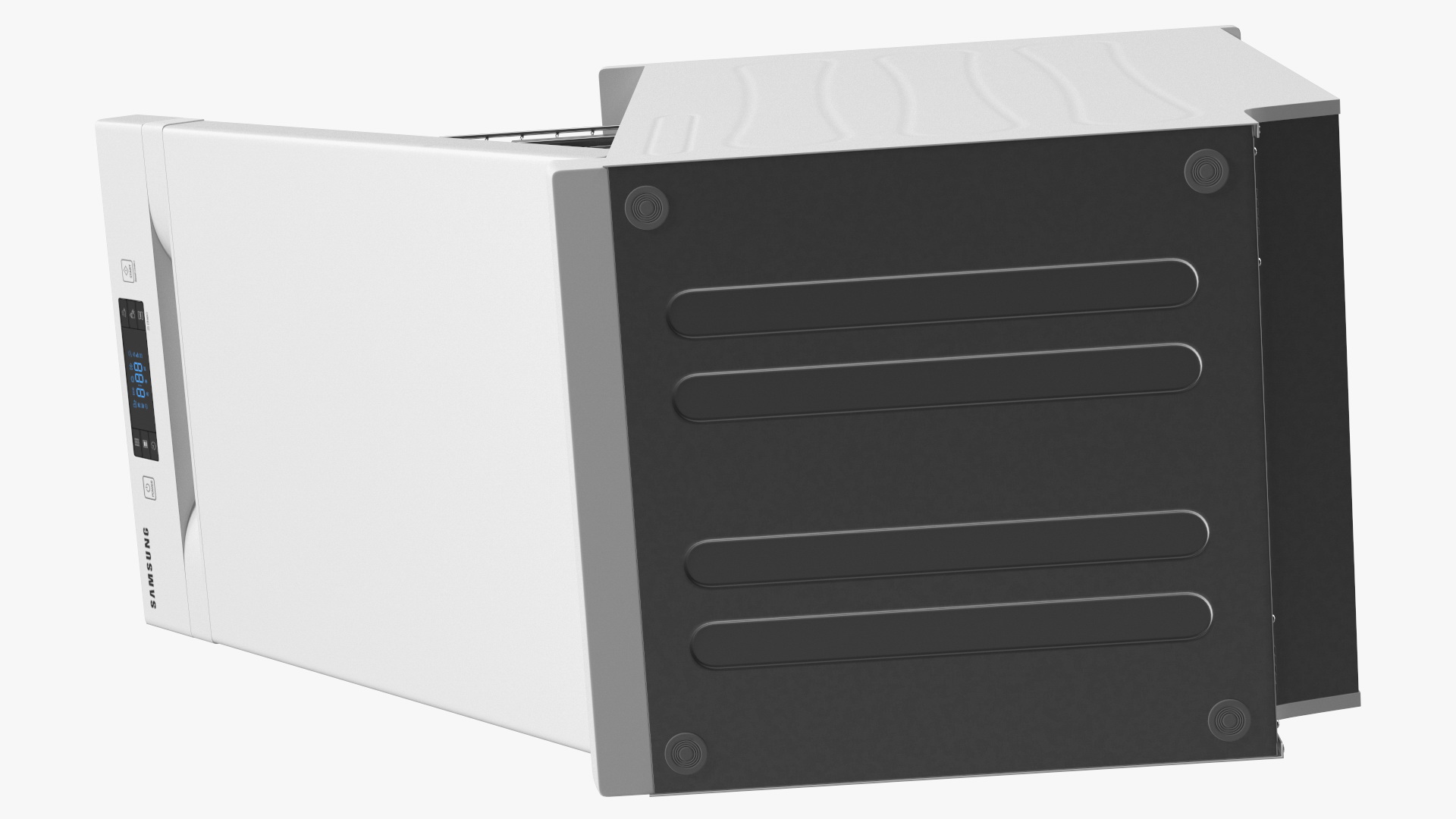 3D model Dishwasher Samsung With Dishes