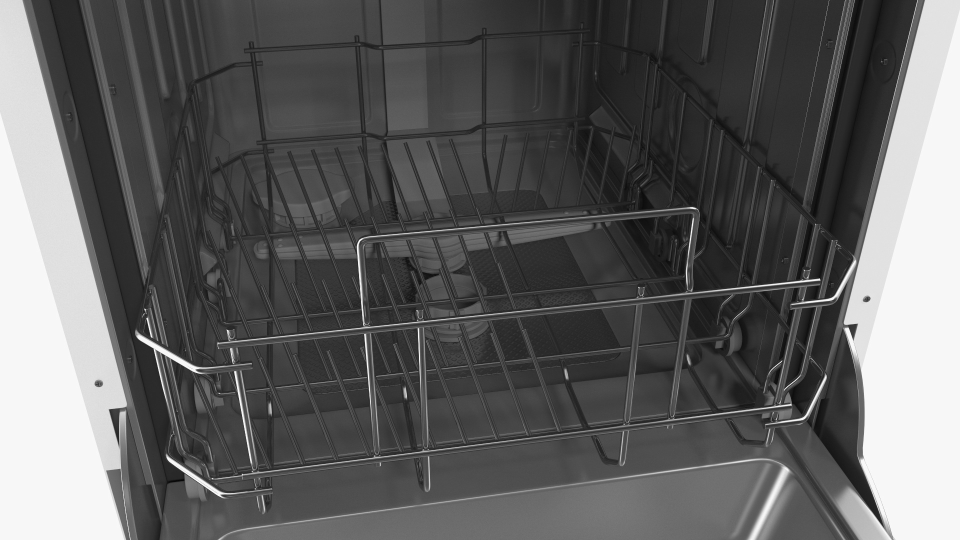 3D model Dishwasher Samsung With Dishes