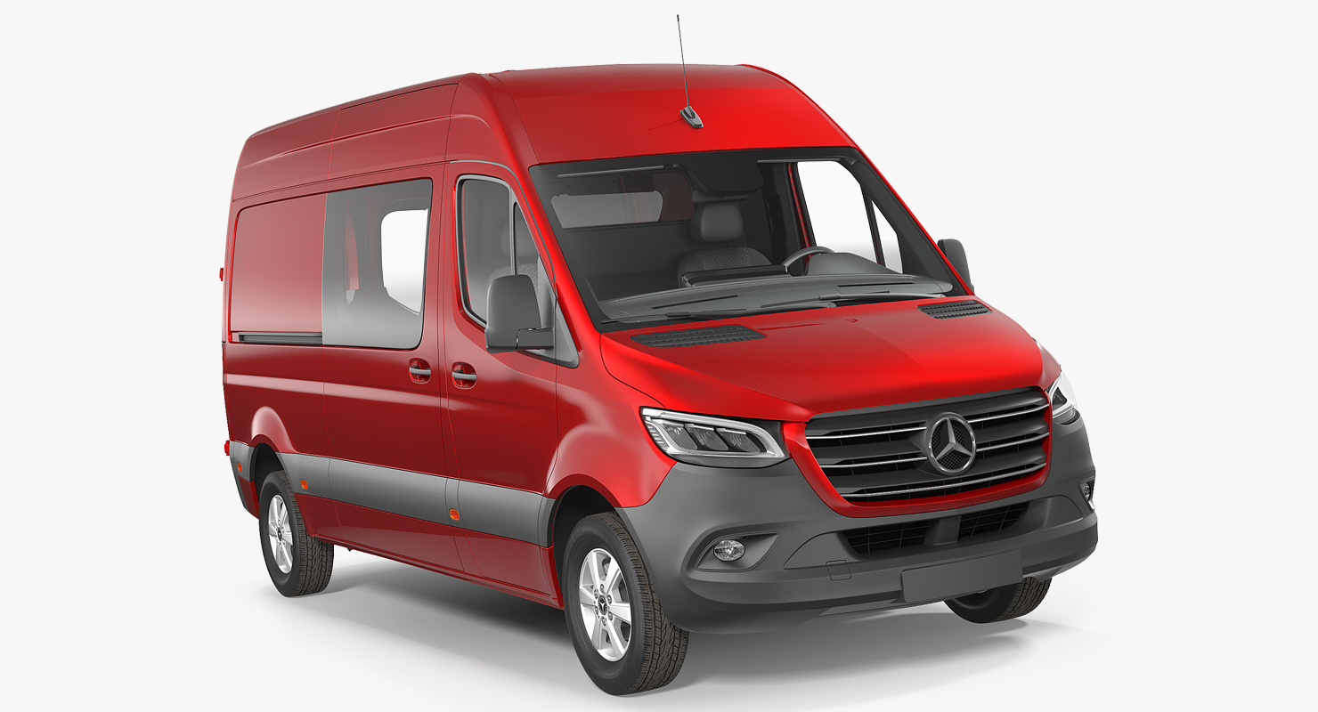 3D Mercedes Sprinter Van 2019