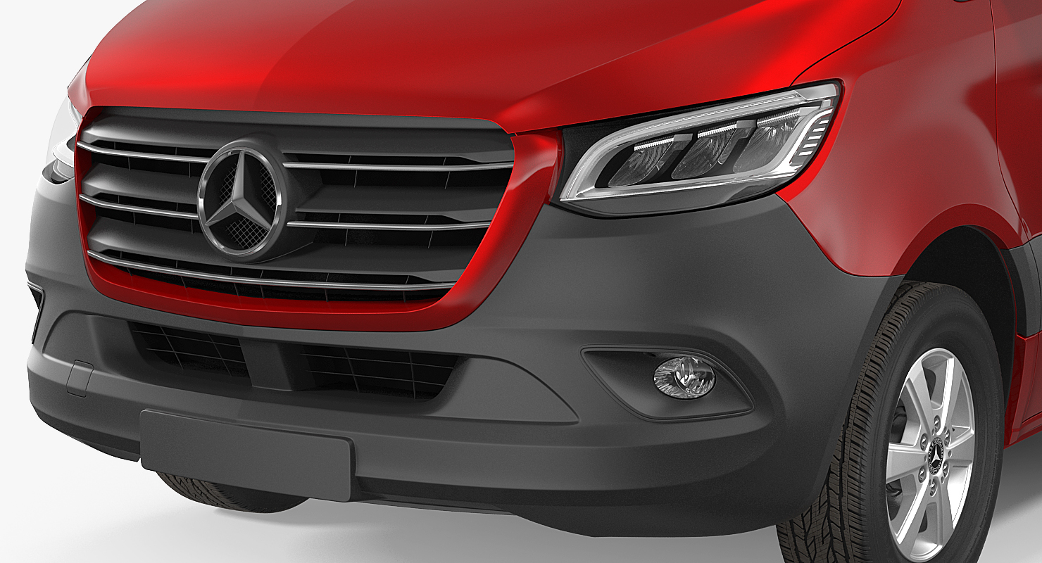3D Mercedes Sprinter Van 2019