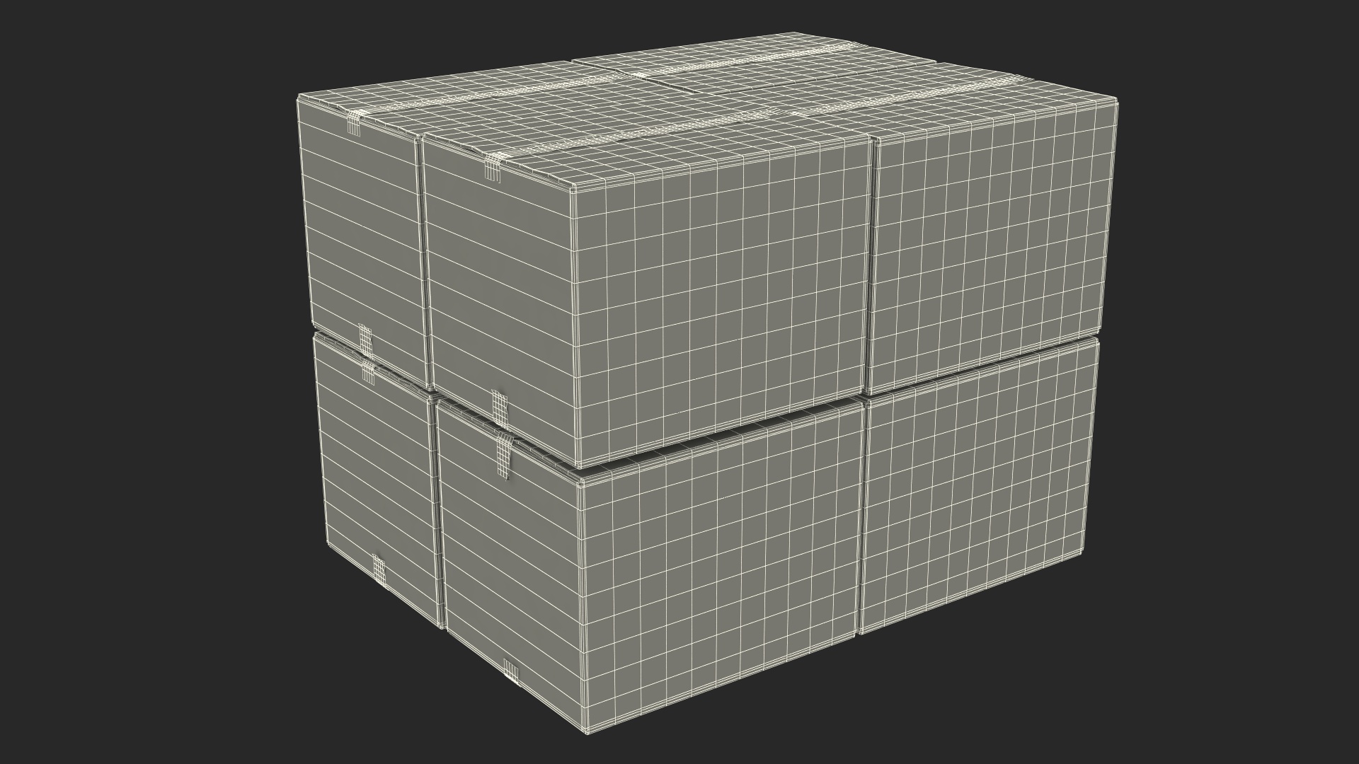Yale Electric Forklift with Pallet Load 3D model