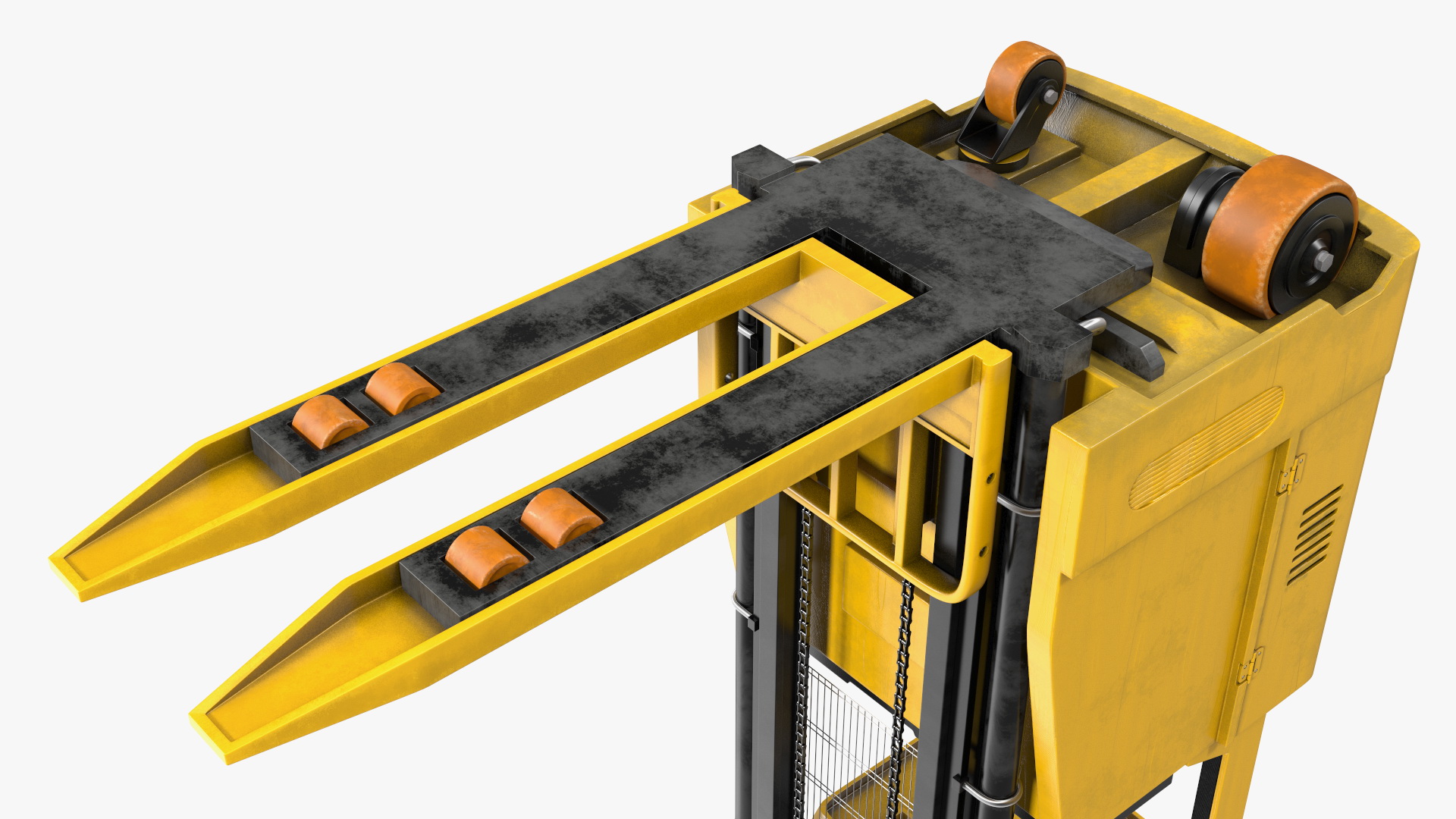 Yale Electric Forklift with Pallet Load 3D model