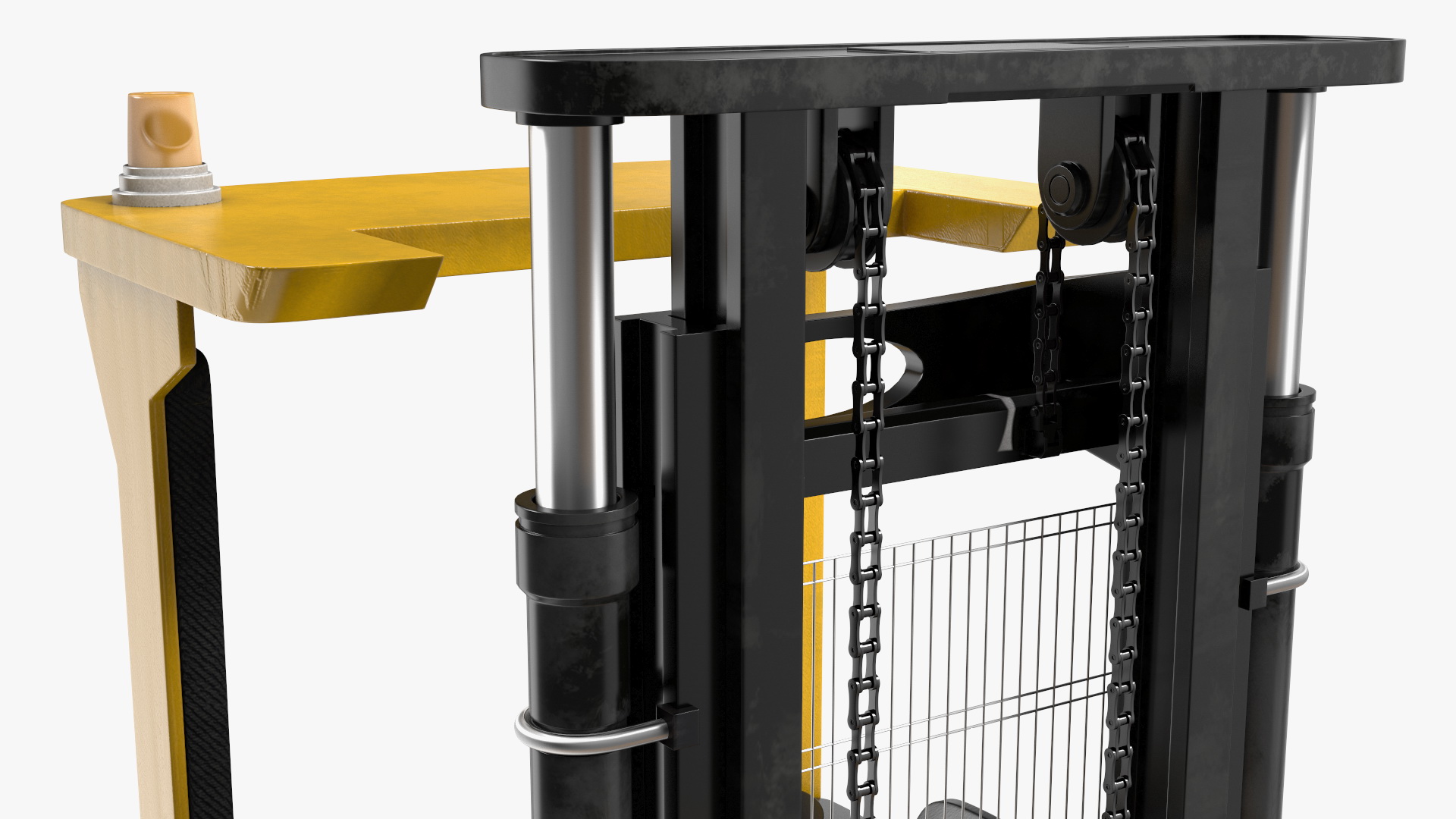 Yale Electric Forklift with Pallet Load 3D model