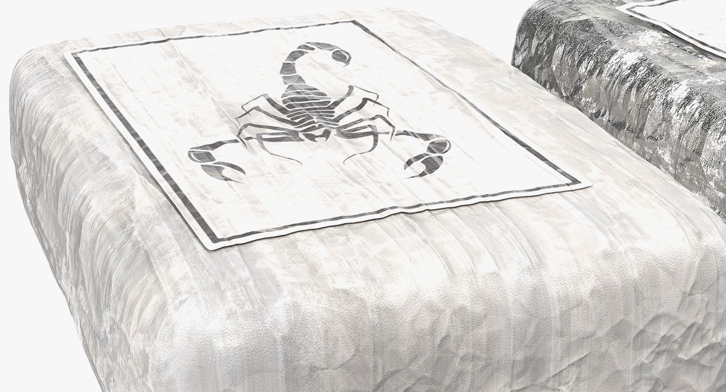 3D Various Cocaine Packages Set model