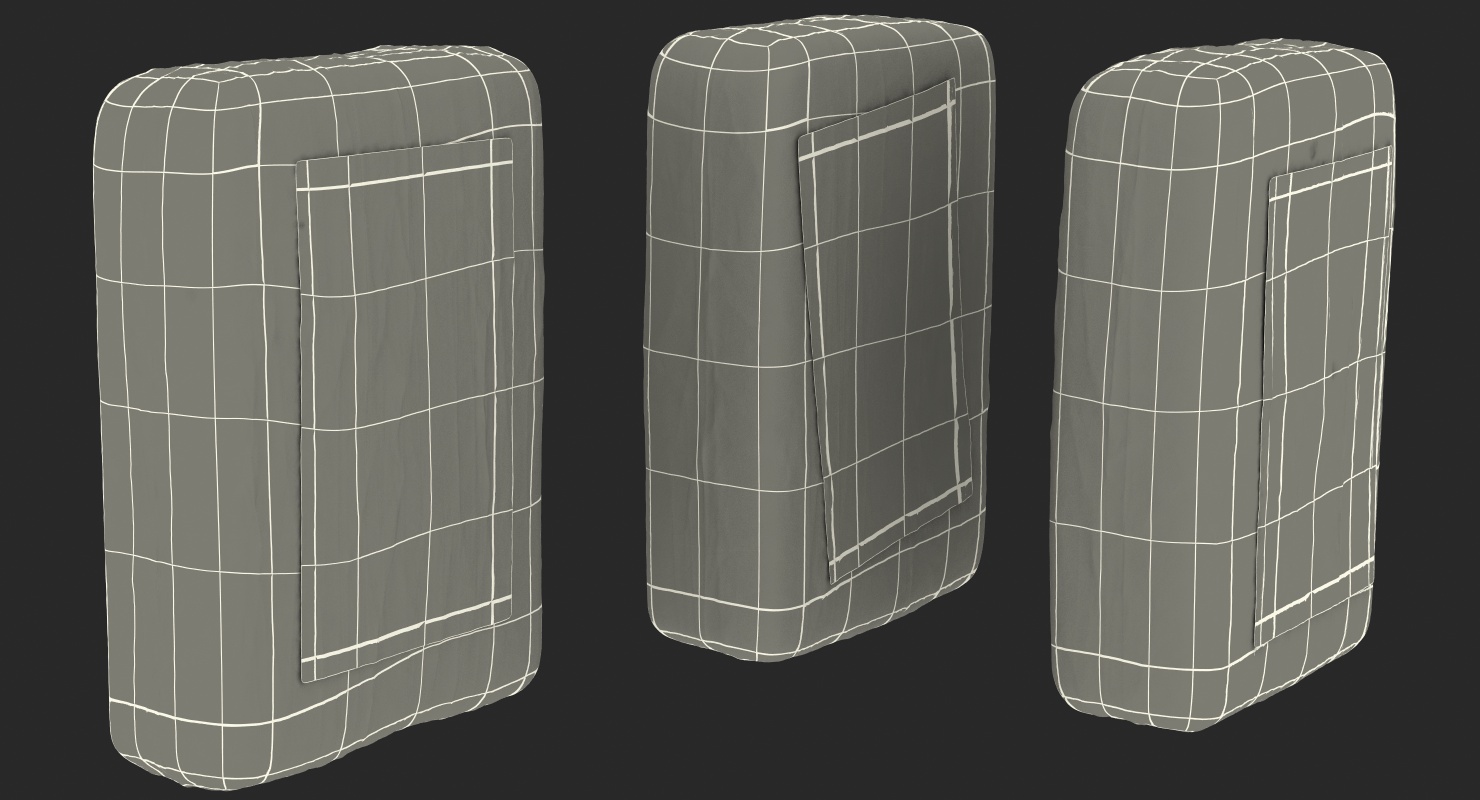 3D Various Cocaine Packages Set model