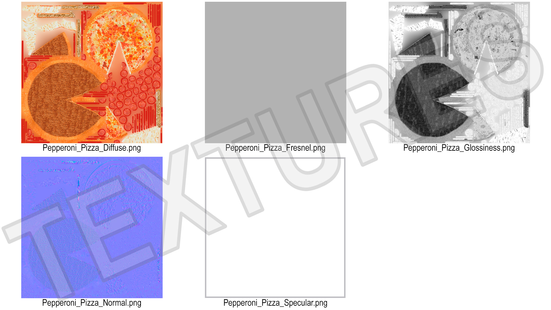 3D Pepperoni Pizza with Slice