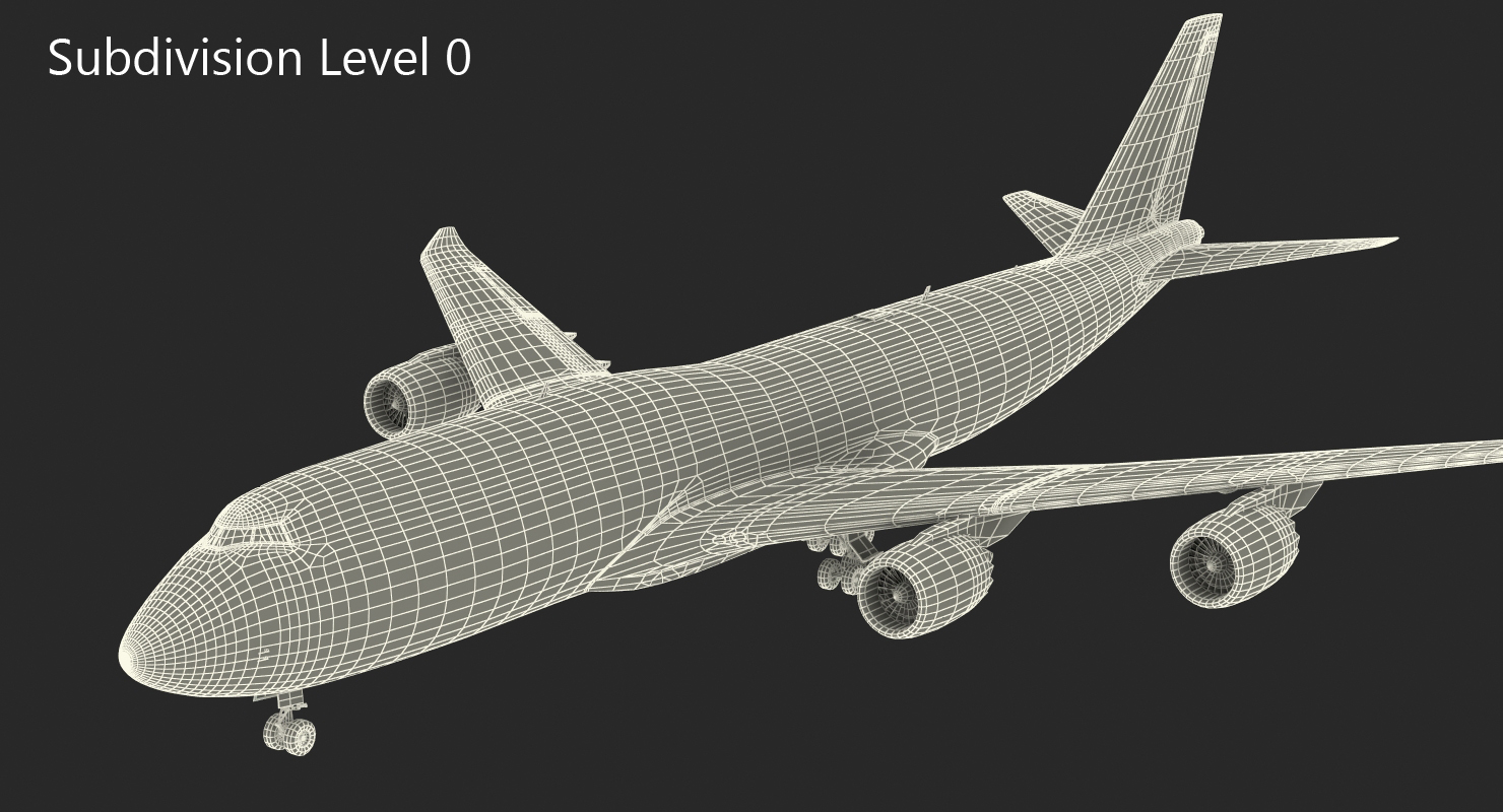 3D Boeing 747 8I Generic