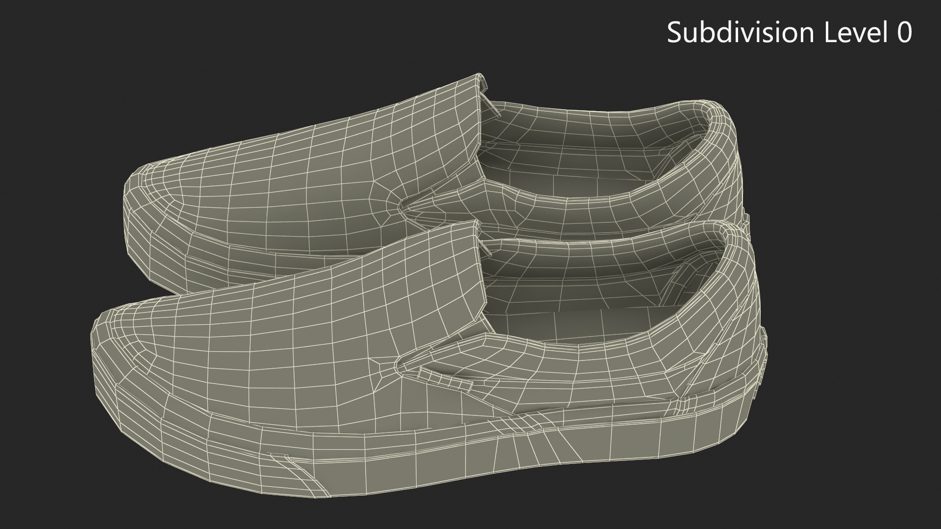 3D model Slip-On Canvas Shoes