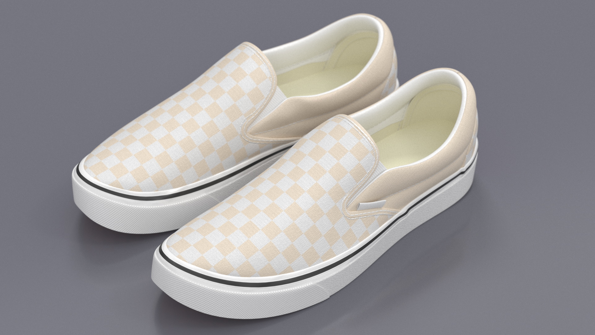 3D model Slip-On Canvas Shoes