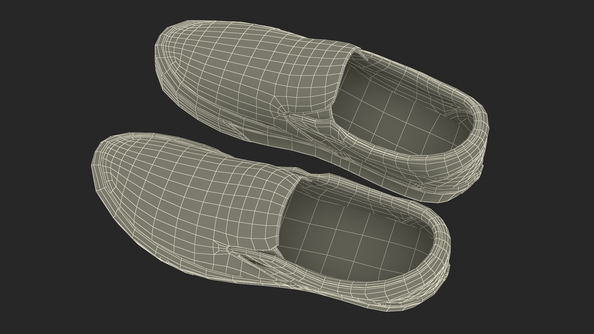 3D model Slip-On Canvas Shoes