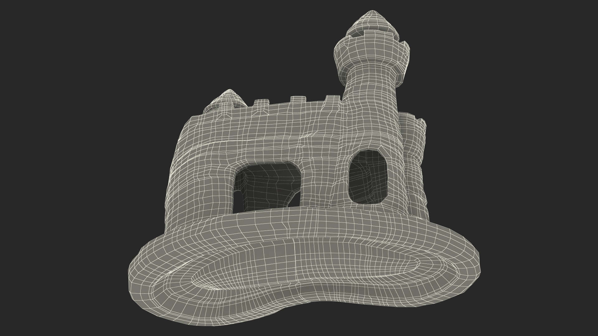 3D Castle Aquarium Decoration