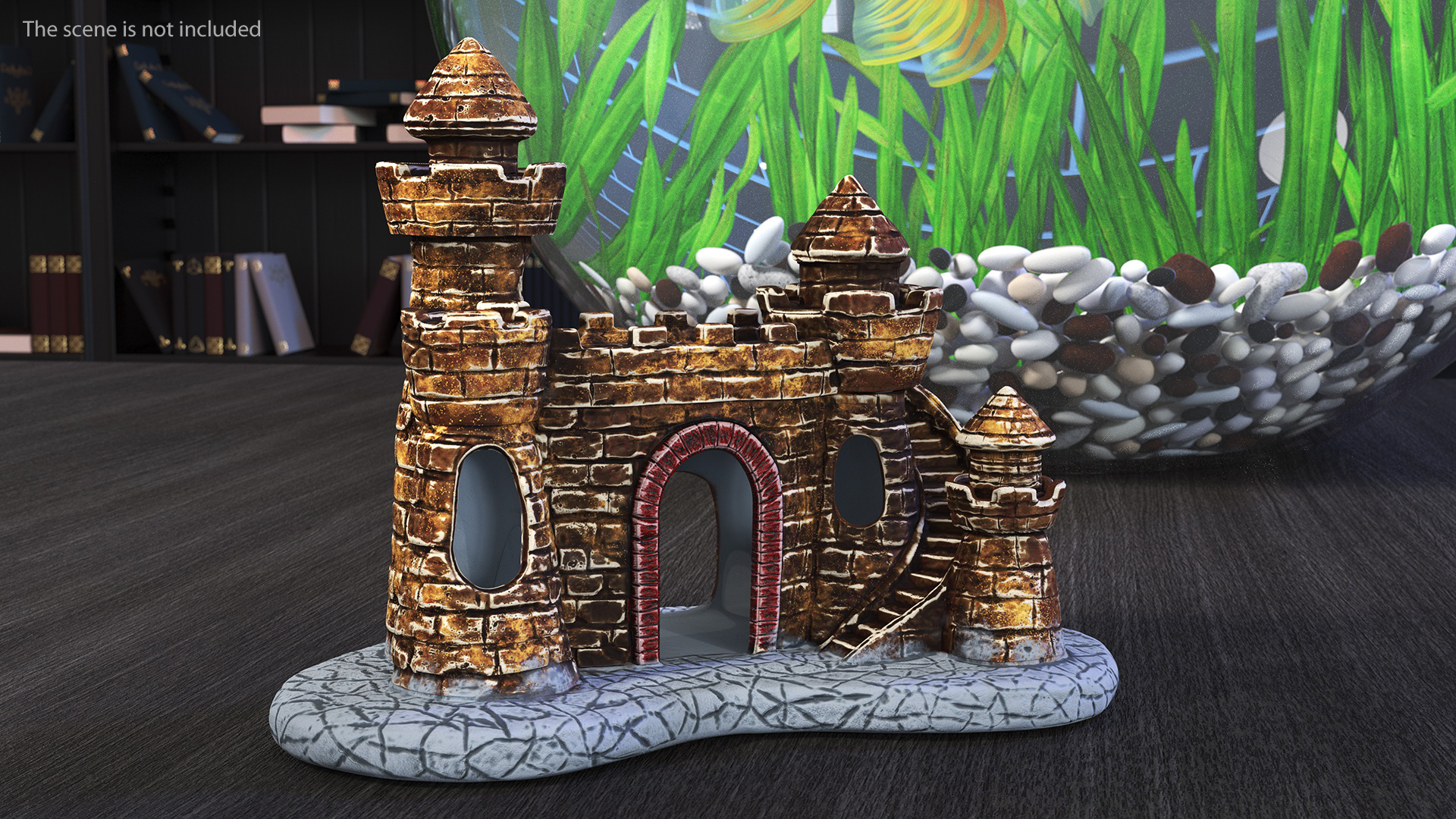 3D Castle Aquarium Decoration