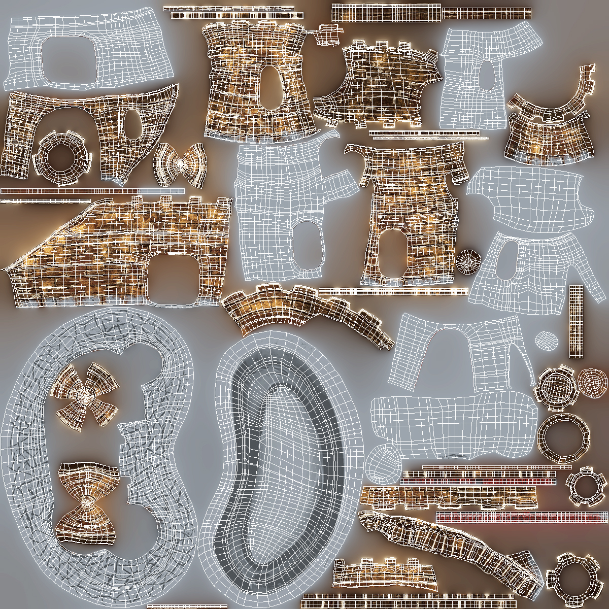 3D Castle Aquarium Decoration