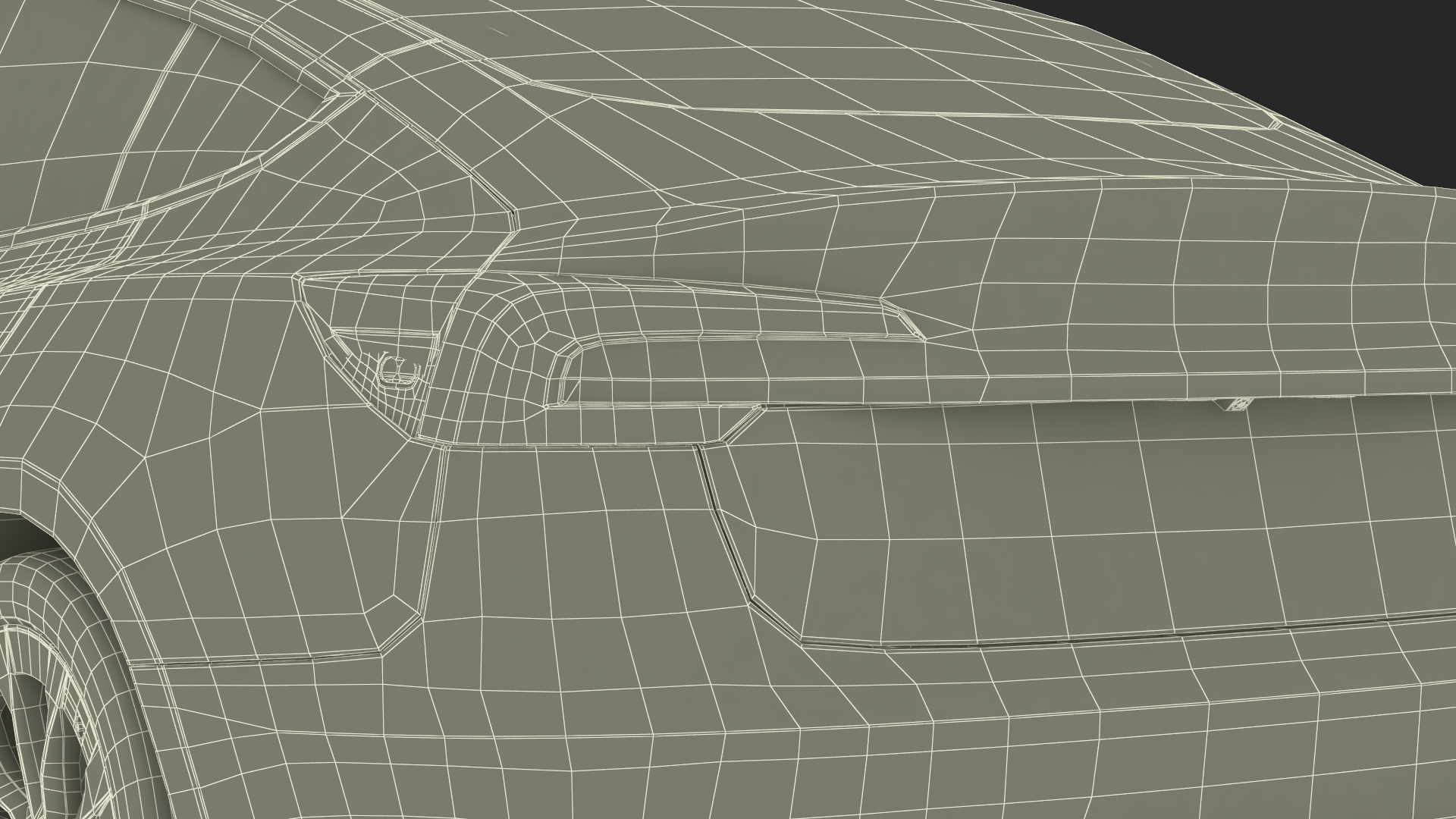 3D Modern Electric Sedan Blue Rigged model