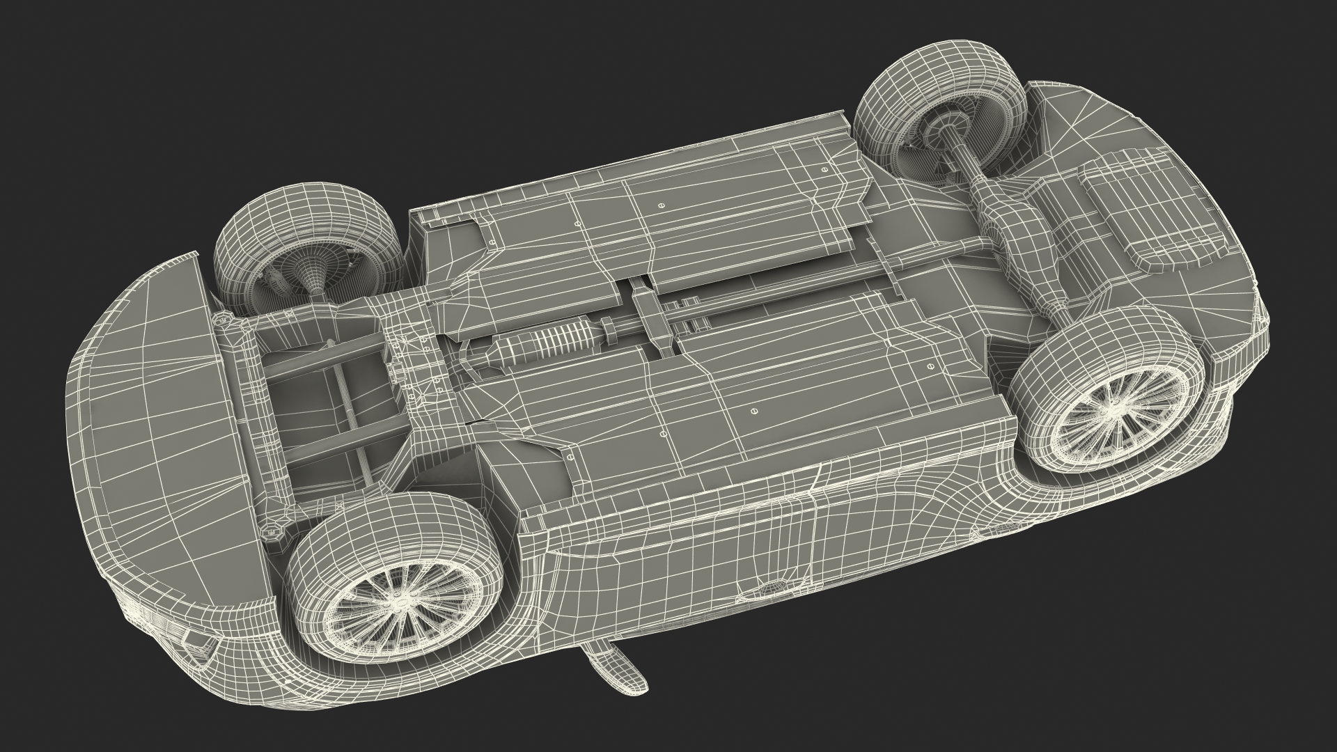3D model 2023 Lexus RX 350 Black Rigged