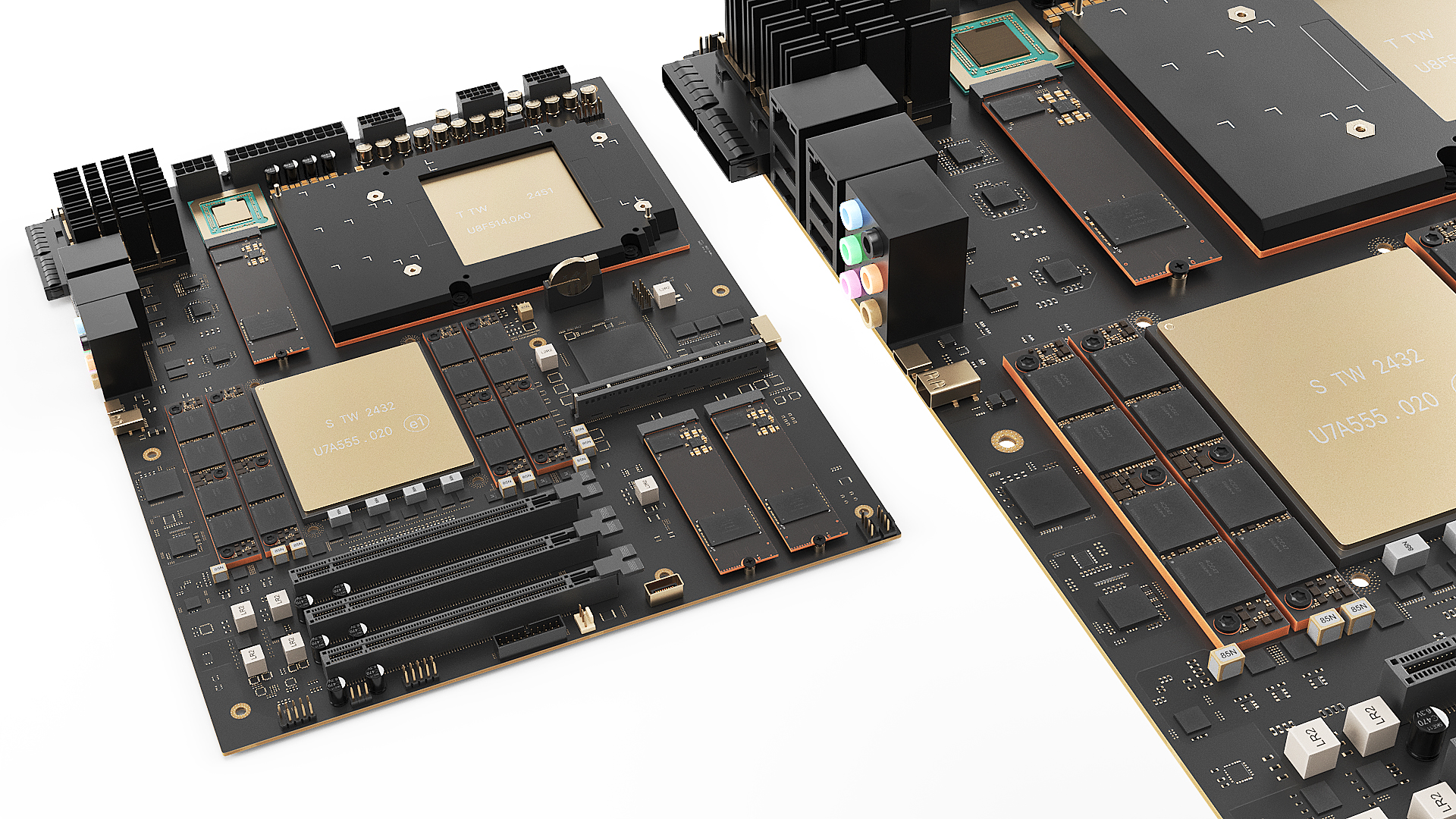 AI Computing Motherboard, view 3